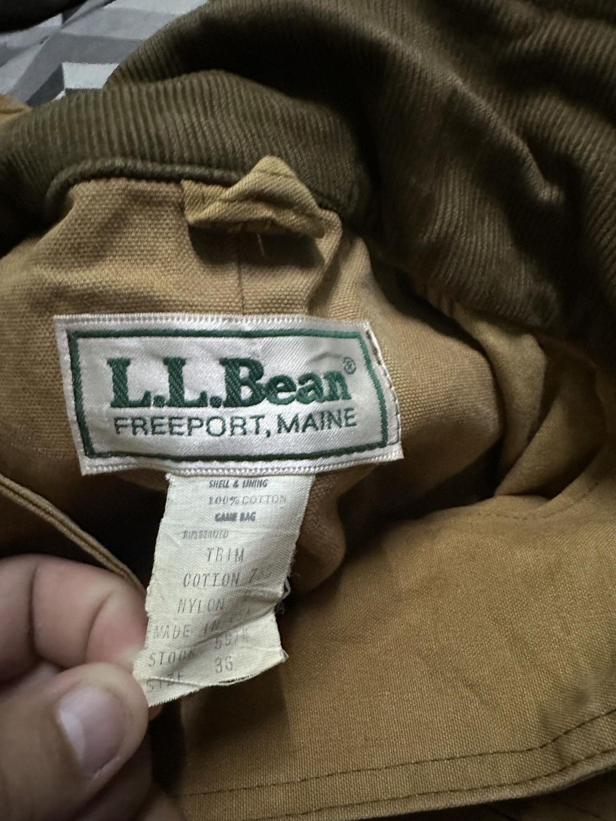 L.L. Bean × Vintage RARE ‼️ L.L.Bean 80s Vintage Duck Canvas Field Jacket Size US M / EU 48-50 / 2 - 7 Thumbnail