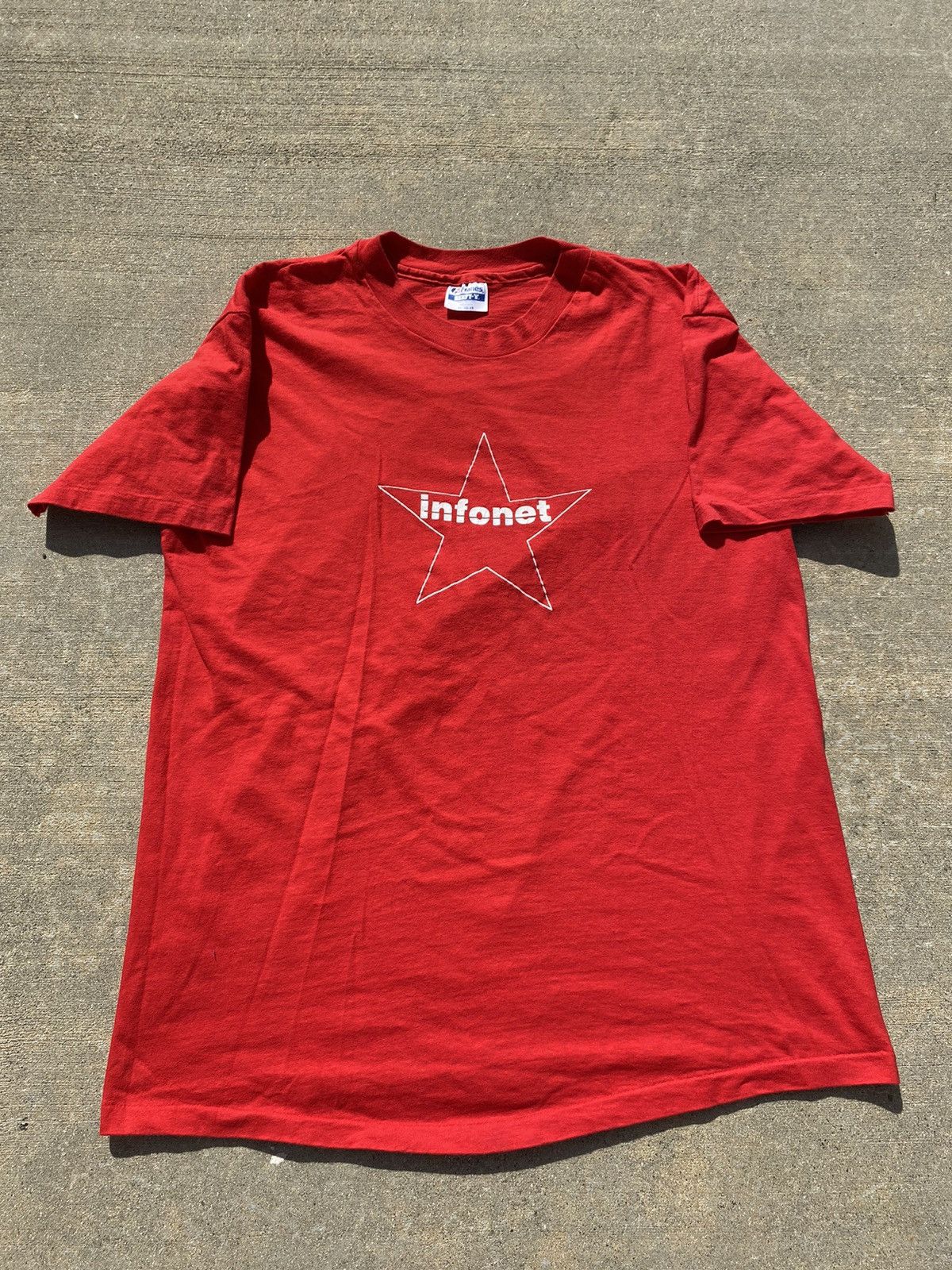 Vintage VINTAGE Infonet Star Tee Size US L / EU 52-54 / 3 - 1 Thumbnail