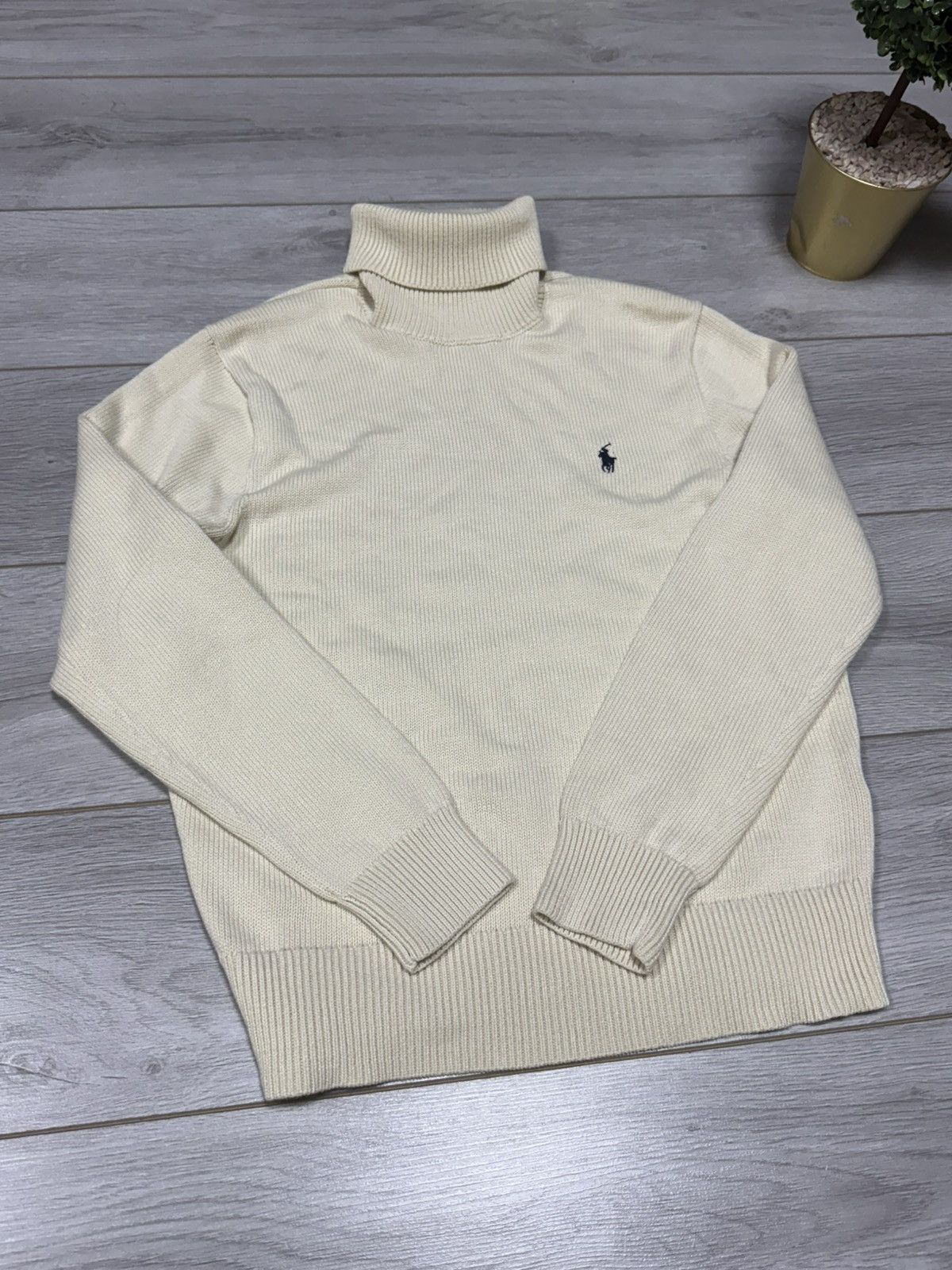 Polo Ralph Lauren POLO Ralph Lauren vintage sweater turtle neck knittef Size US L / EU 52-54 / 3 - 4 Thumbnail
