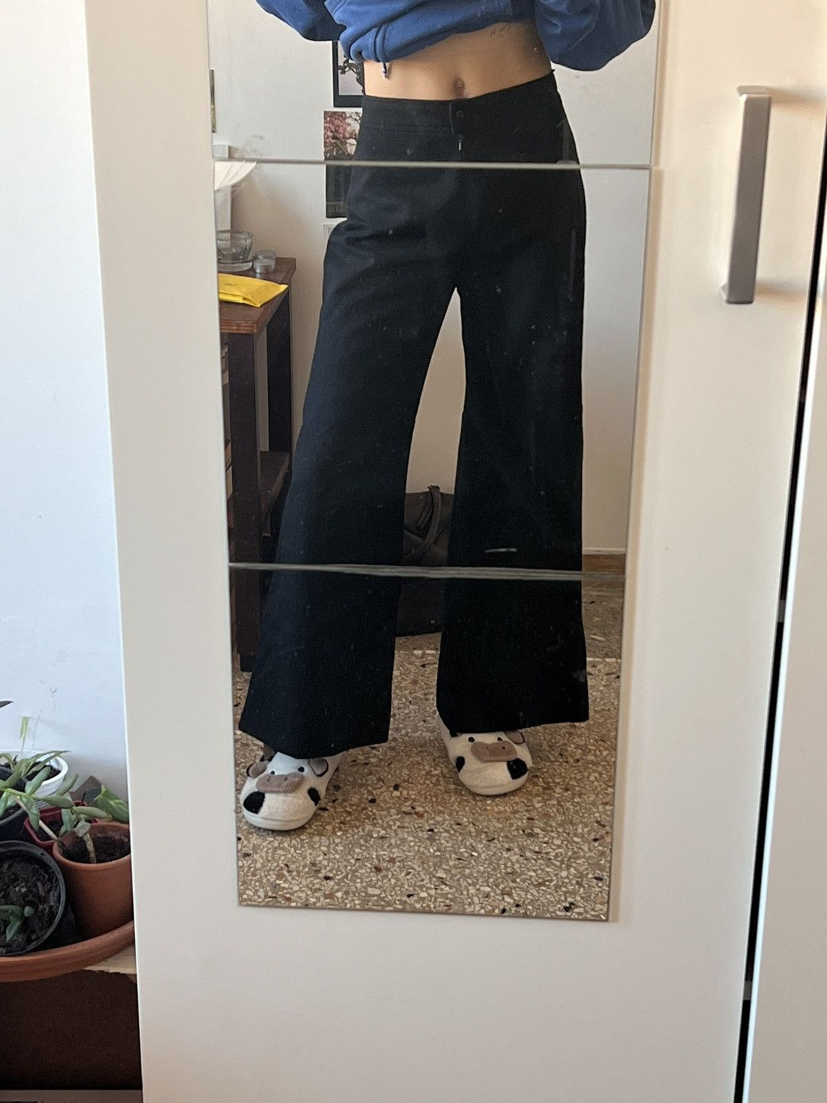Courreges Courrèges black pants Size 26" / US 2 / IT 38 - 3 Thumbnail