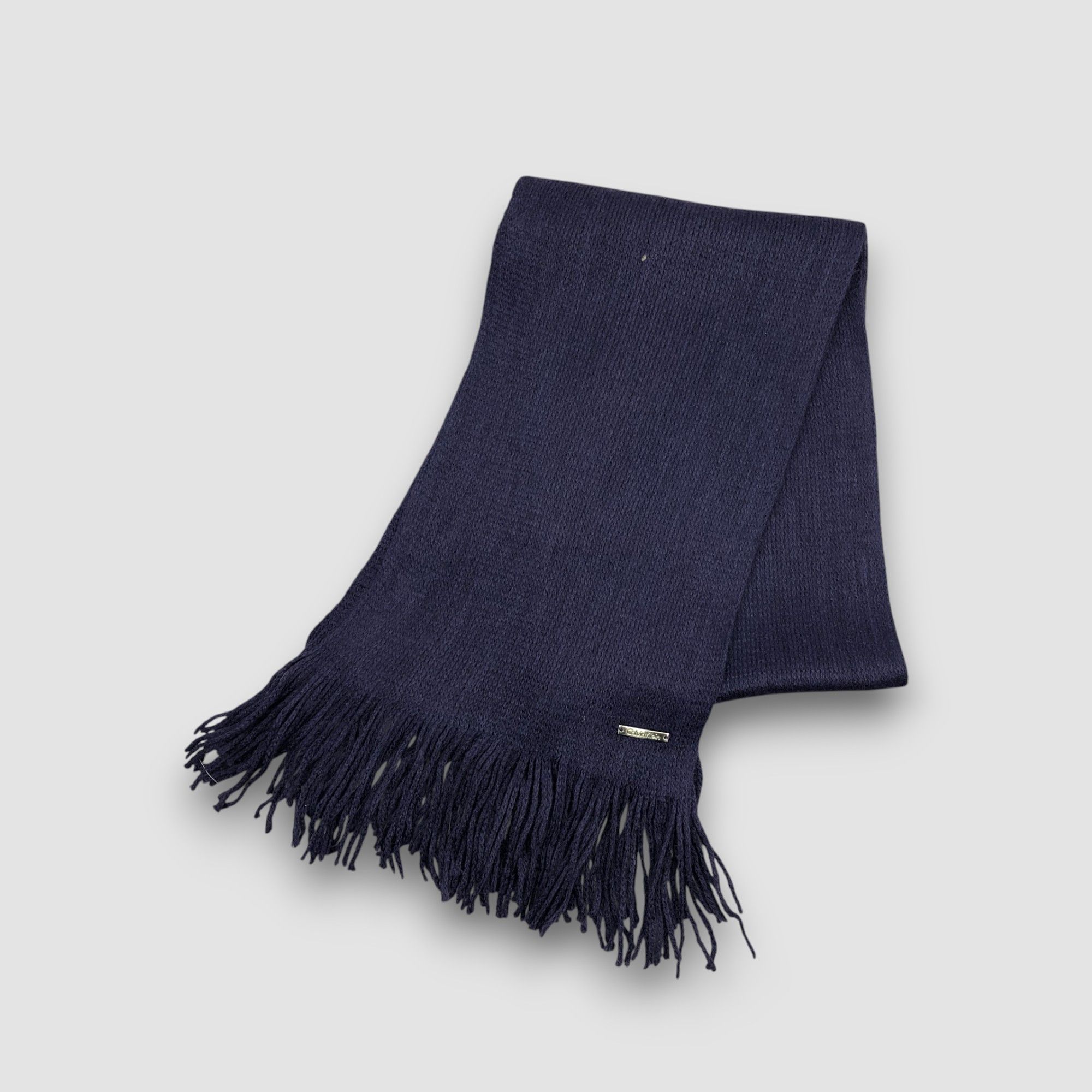 Calvin Klein Vintage Calvin Klein Scarf Muffler Knit Wool Scarves Size ONE SIZE - 2 Thumbnail
