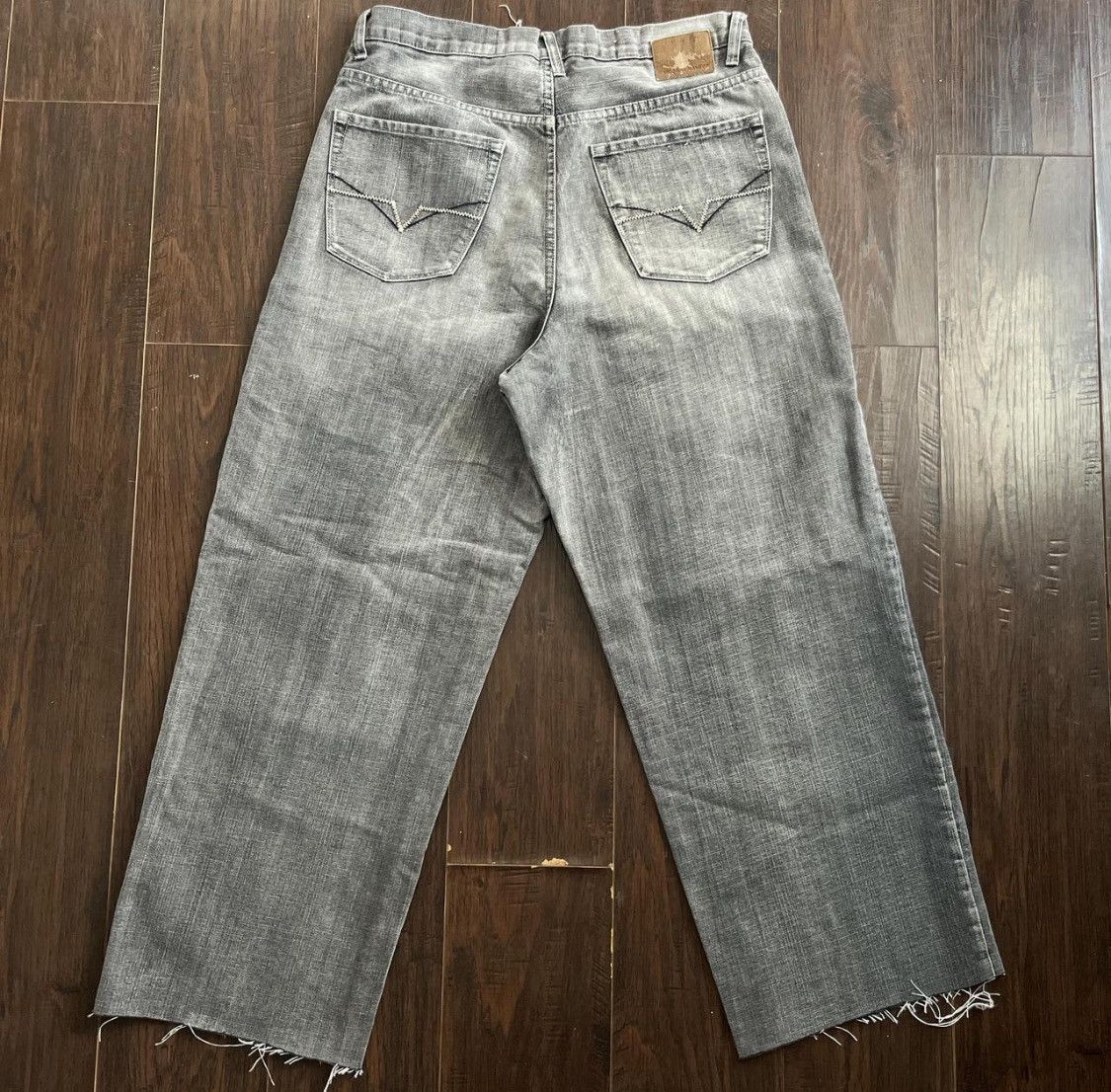 Brooklyn Xpress Brooklyn Xpress Grey Baggy Jeans Y2K Skater Size US 32 / EU 48 - 2 Thumbnail