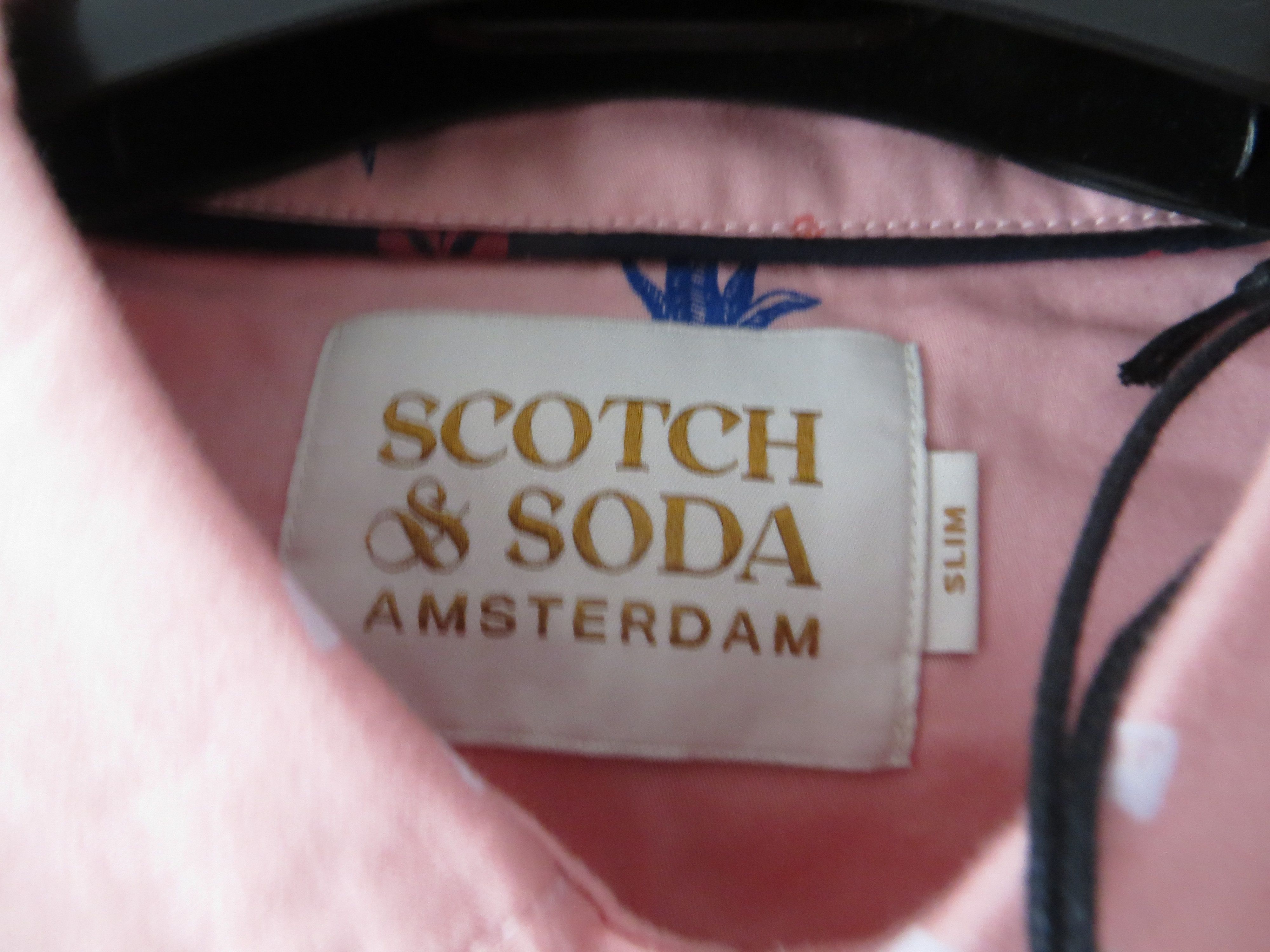 Scotch & Soda PINK TROPICAL PRINT SHIRT Size US S / EU 44-46 / 1 - 4 Thumbnail
