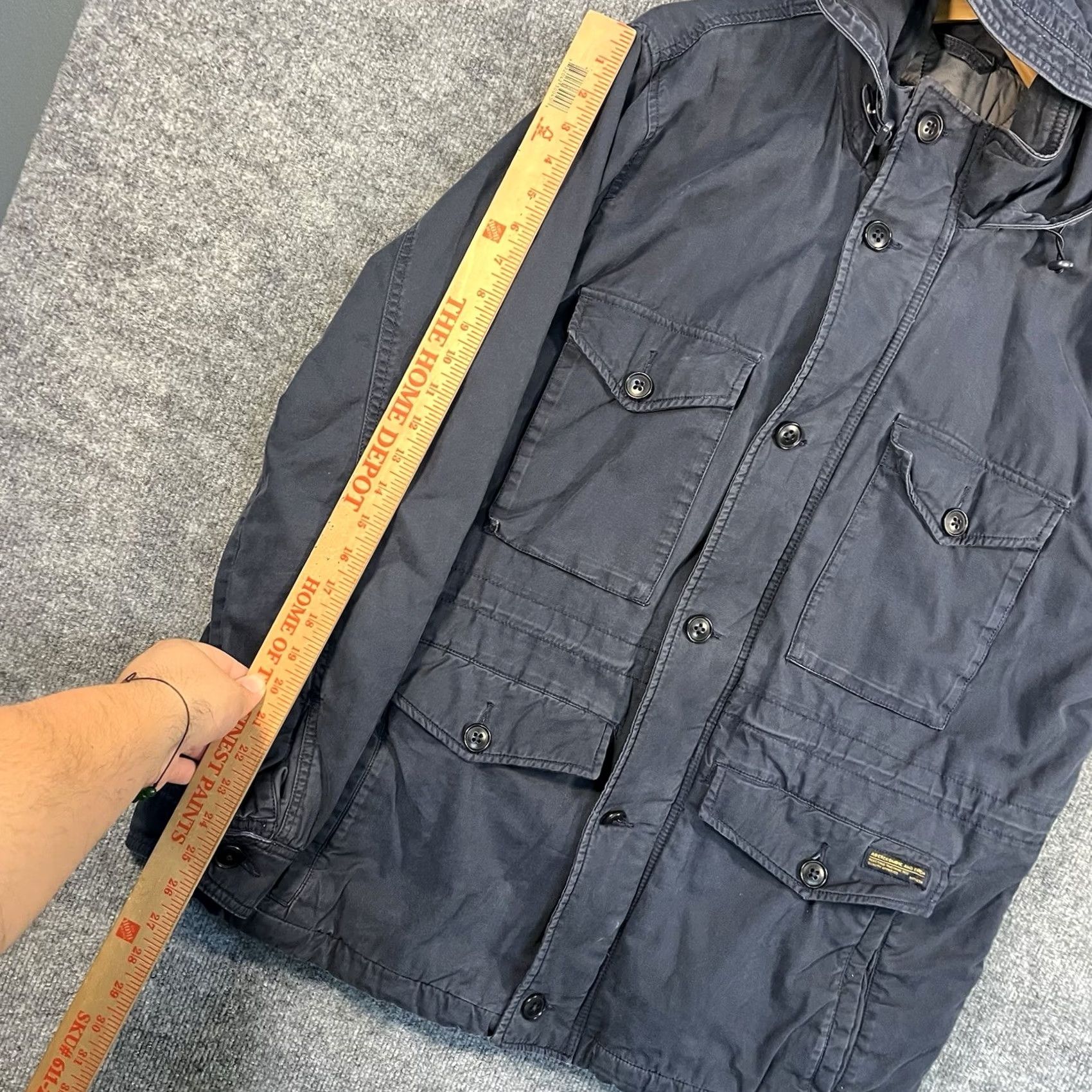 Abercrombie & Fitch VINTAGE Abercrombie & Fitch Military Field Jacket Parka Pockets Blue 2XL Mens Size US XXL / EU 58 / 5 - 6 Thumbnail