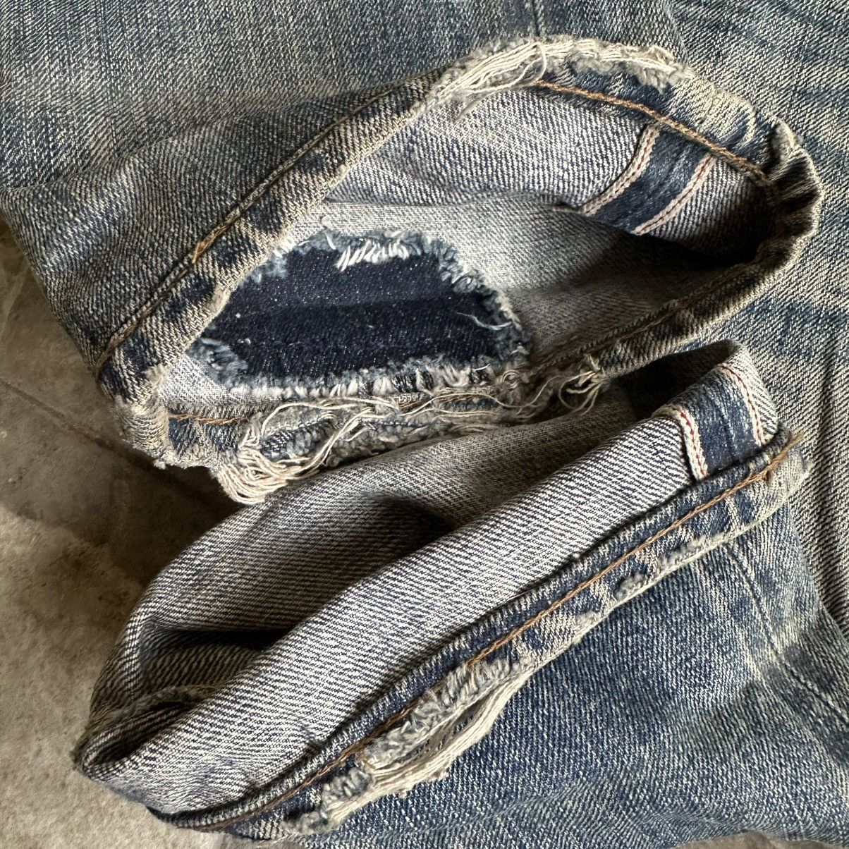 Levi's Vintage Clothing Vintage 1990s Levis 501-0657 Big E Selvedge Fadded Size US 28 / EU 44 - 14 Thumbnail