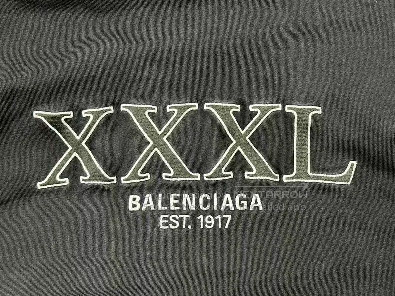 Balenciaga Balenciaga Plain color letter long-sleeve sweatshirt black Size US M / EU 48-50 / 2 - 3 Thumbnail