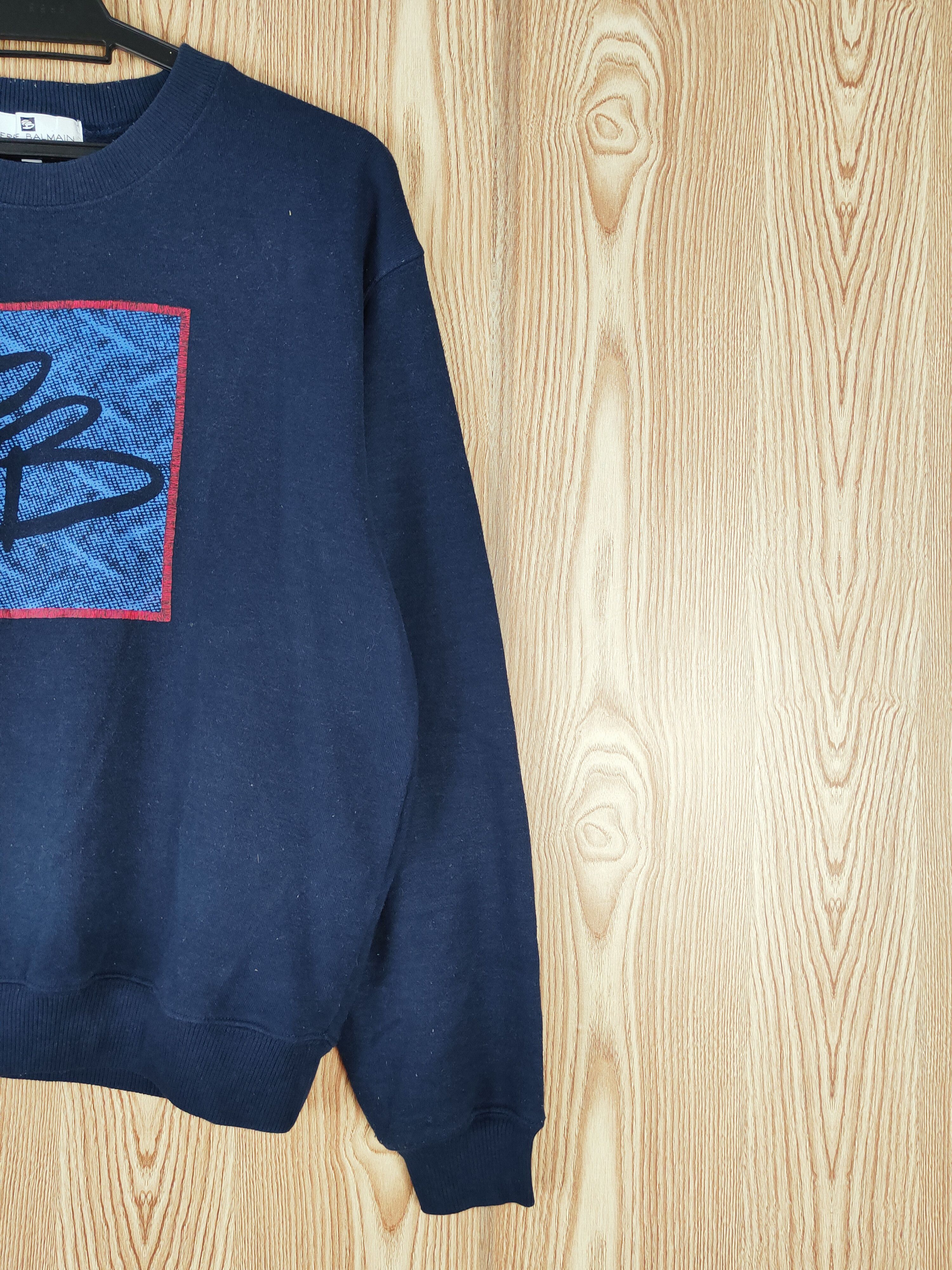 Pierre Balmain × Vintage Pierre Balmain Navy Sweatshirts (Vintage cool stuff) Size US M / EU 48-50 / 2 - 5 Thumbnail