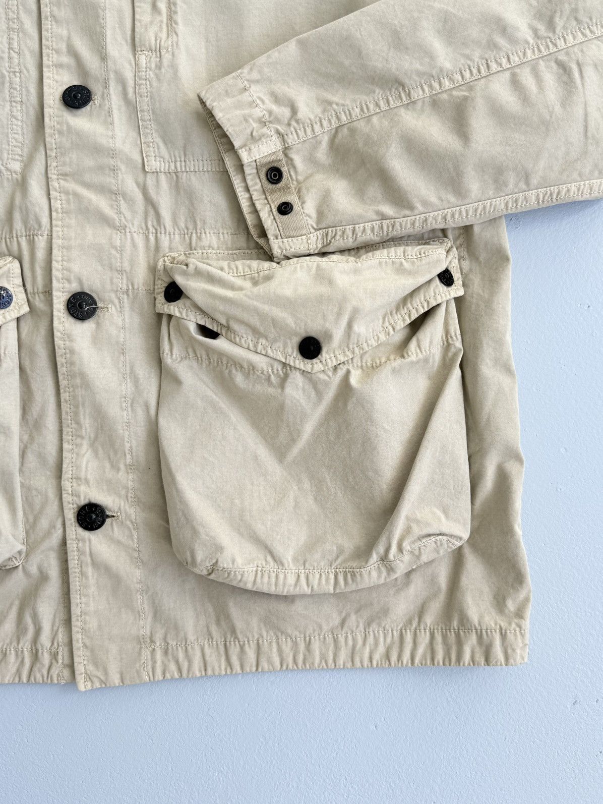 Stone Island Stone Island Tela Smerigliata Garment Dyed Jacket Pocket Size US L / EU 52-54 / 3 - 8 Thumbnail