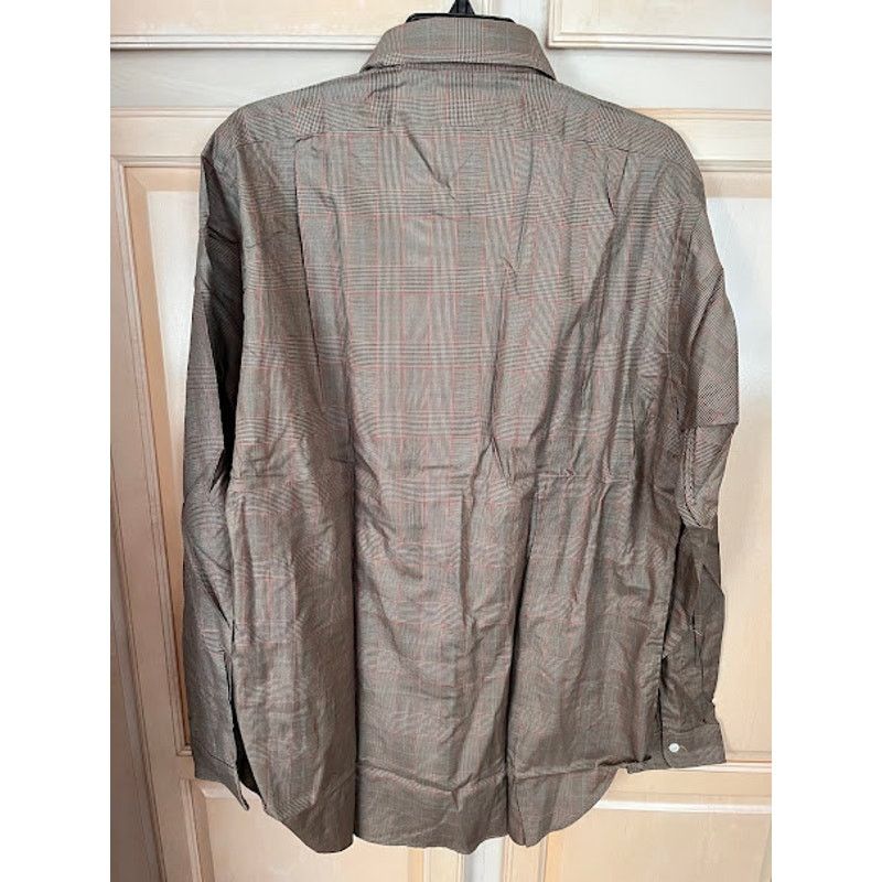 Other Vintage 80s New Garfinckels Shirt Brown Red Plaid Size L Size US L / EU 52-54 / 3 - 2 Thumbnail