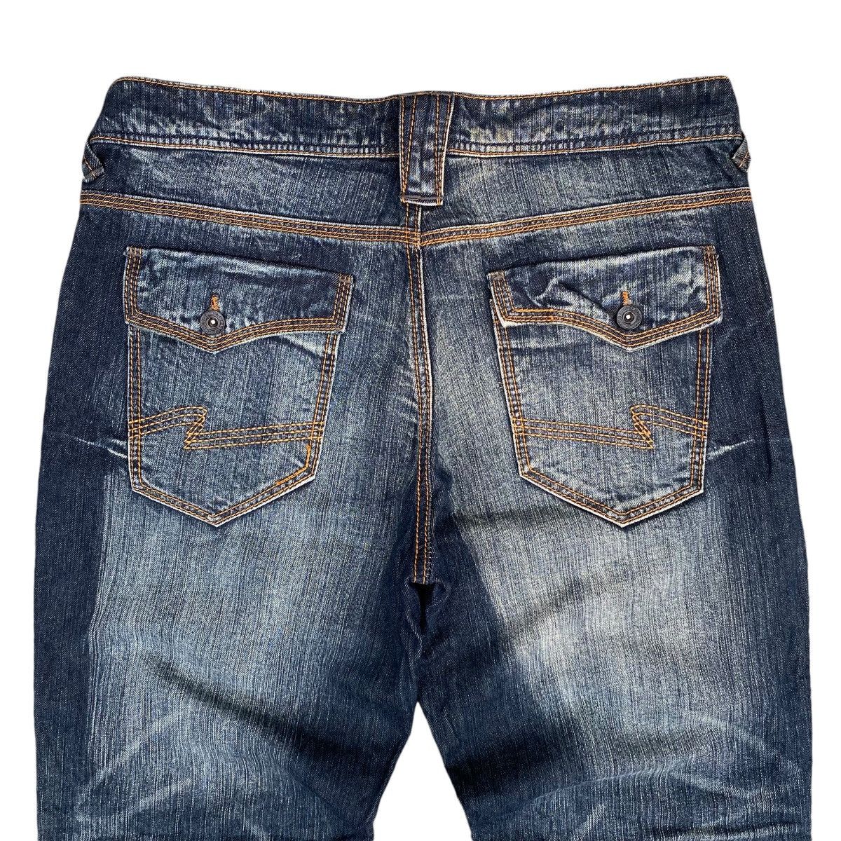 Japanese Brand Japan Daily Topics Rooted Lightning ⚡️ Denim Jeans Size US 34 / EU 50 - 12 Thumbnail