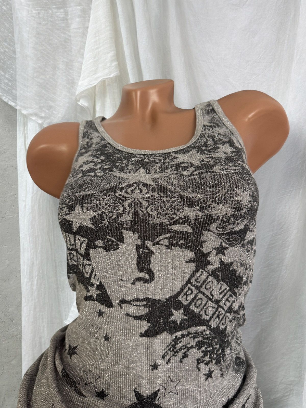 Hysteric Glamour 2000’s Aesthetic Super Sexy Glam Vintage Y2K Tank Top Size S / US 4 / IT 40 - 2 Thumbnail