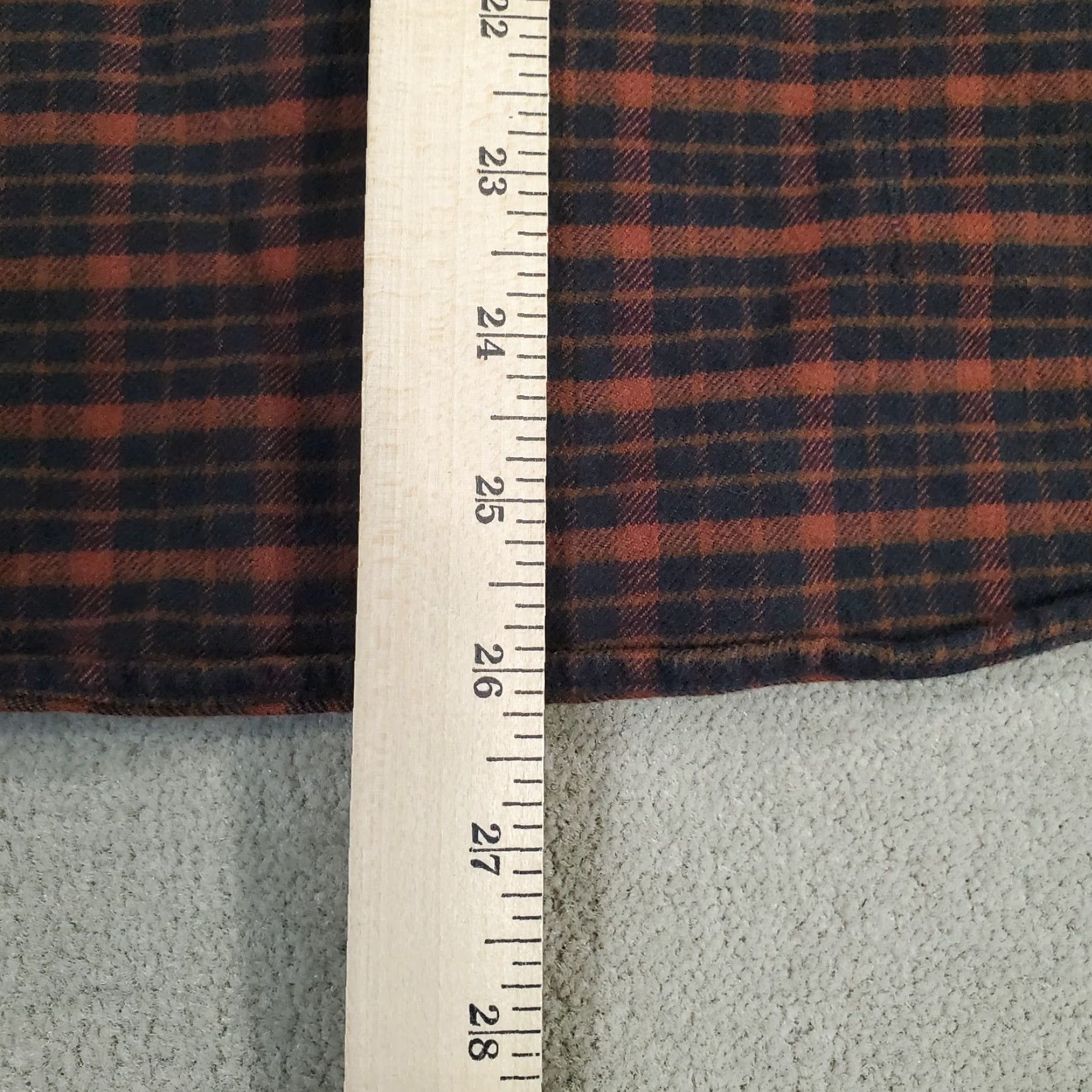 UNTUCKit UNTUCKit Shirt Mens Medium Brown Black Plaid Flannel Button-Up Long Sleeve Collared Shirt Size US M / EU 48-50 / 2 - 7 Thumbnail