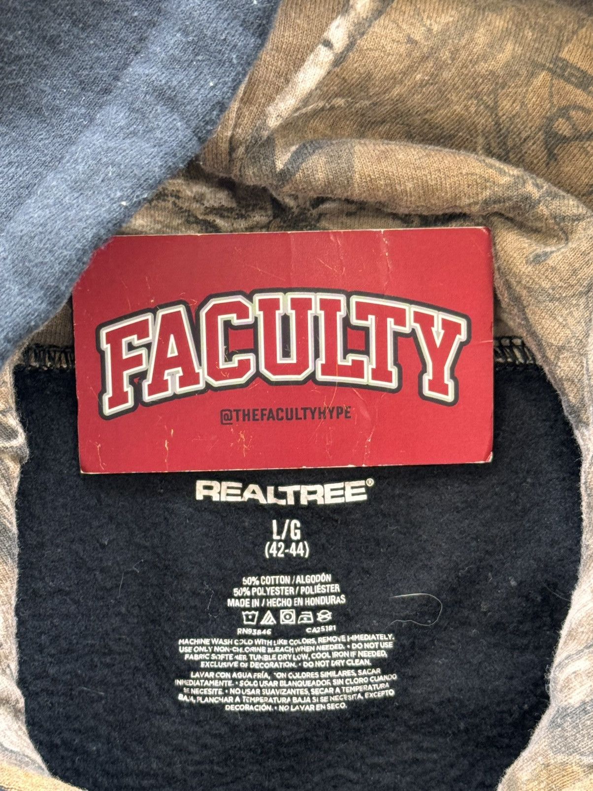 Vintage Realtree Xtra Black Camo Hoodie Large Size US L / EU 52-54 / 3 - 3 Thumbnail