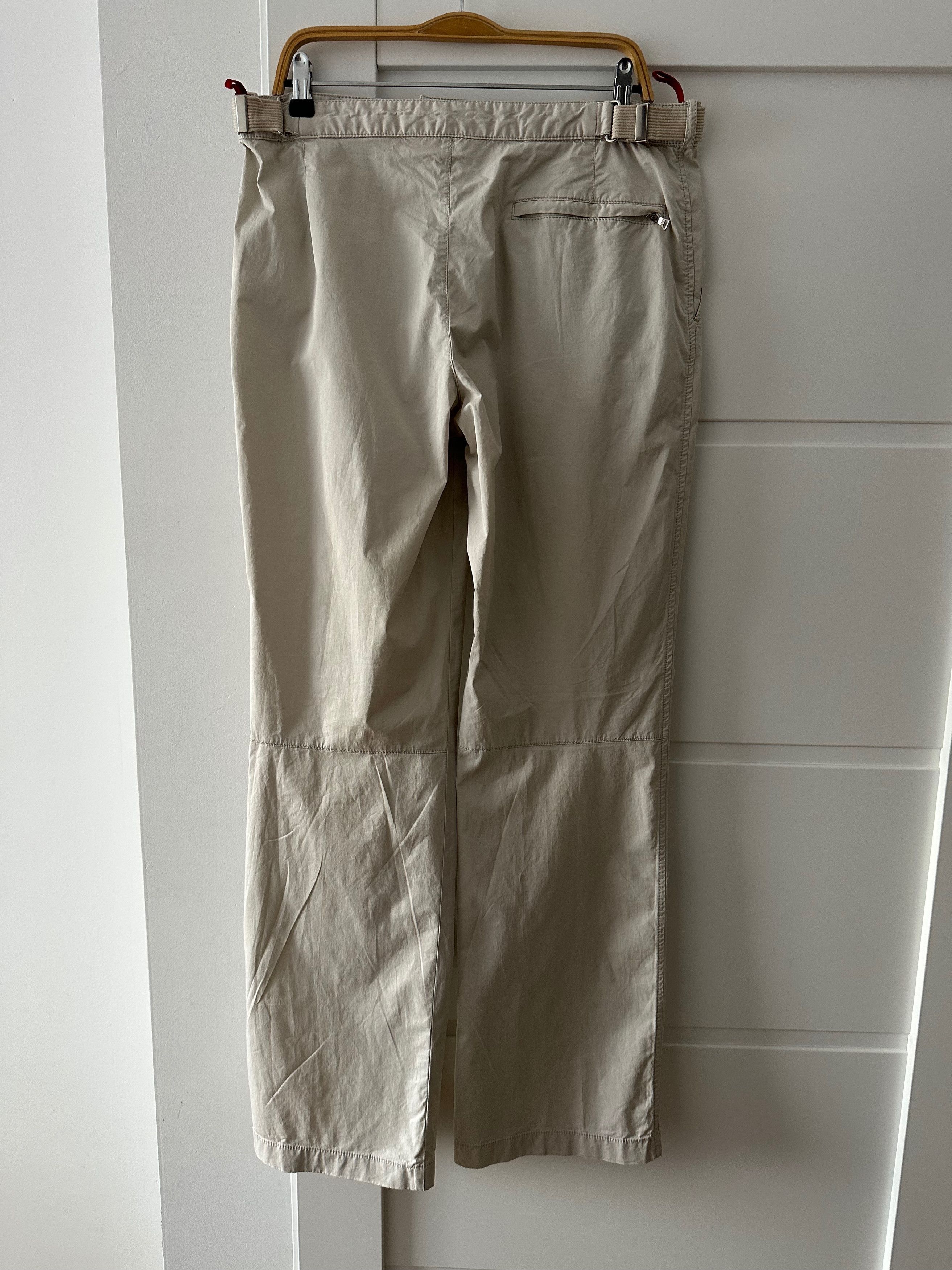 Prada Prada cream trousers pants distressed Size US 34 / EU 50 - 4 Thumbnail