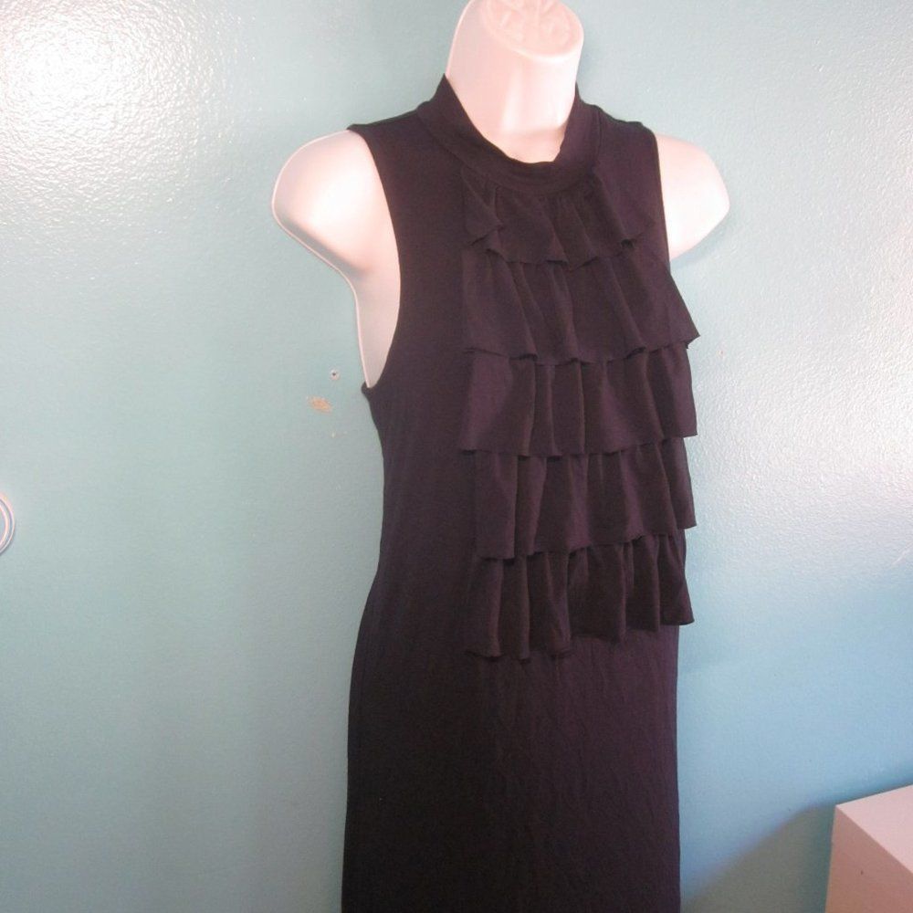 Michael Stars Michael Stars Summet Sleeveless Stretch Blue Ruffle Dress Si Size XS / US 0-2 / IT 36-38 - 1 Thumbnail