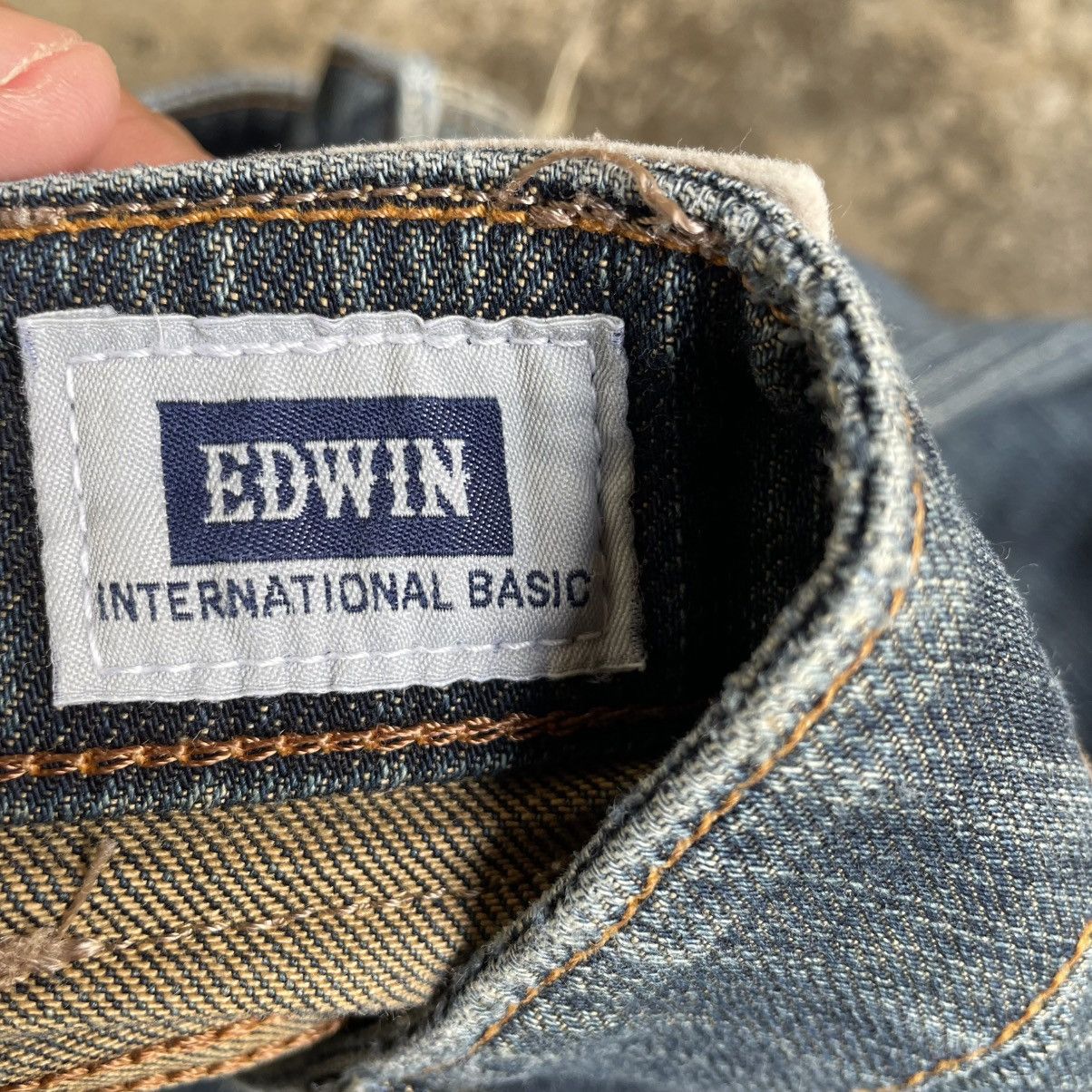 Edwin 🔥Vintage Edwin 403 Stoned Washed Ripped Distress Soft Jeans Size US 29 - 16 Thumbnail