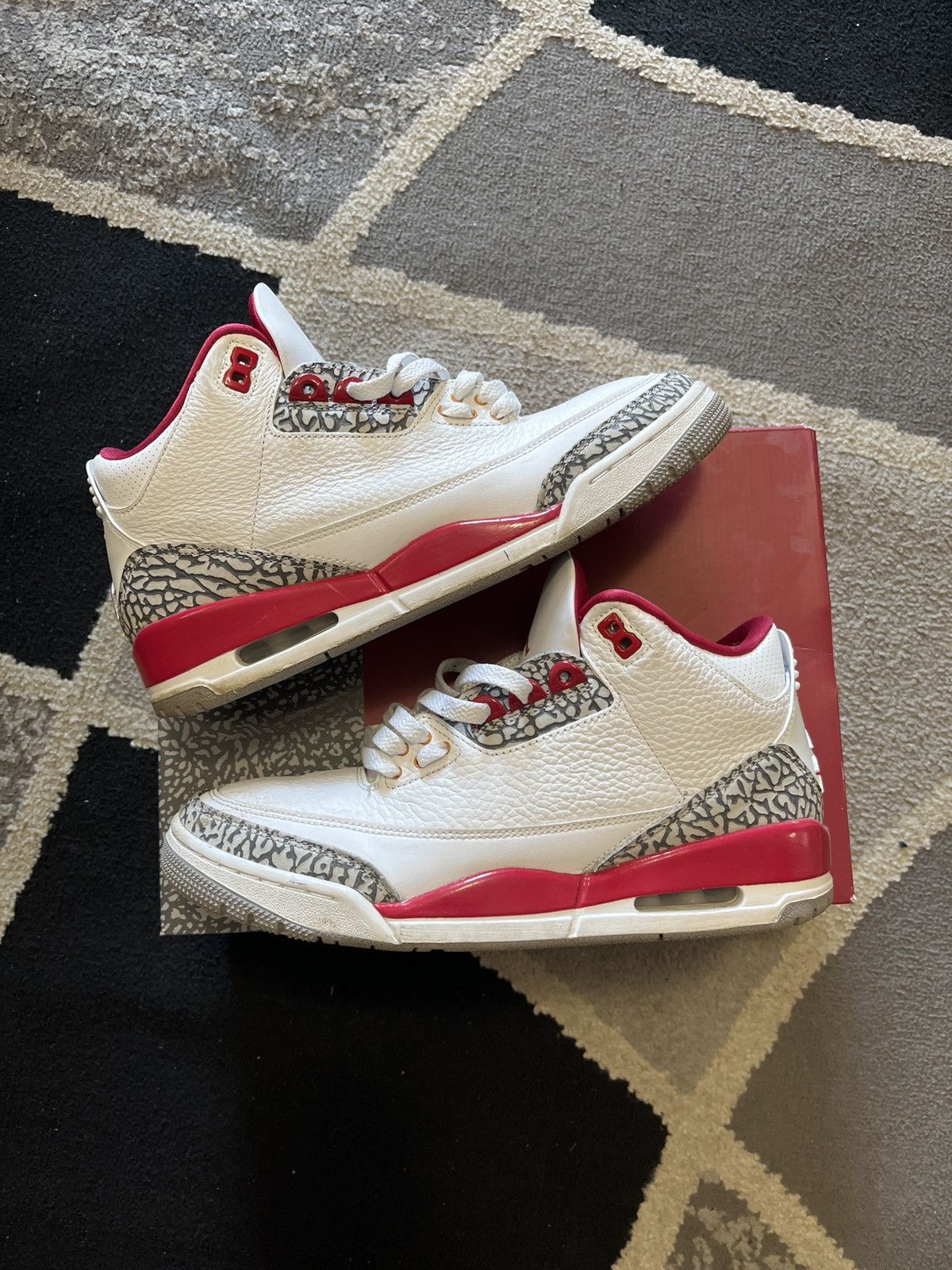 Jordan Brand Jordan 3 Cardinal Red Size US 9.5 / EU 42-43 - 2 Thumbnail