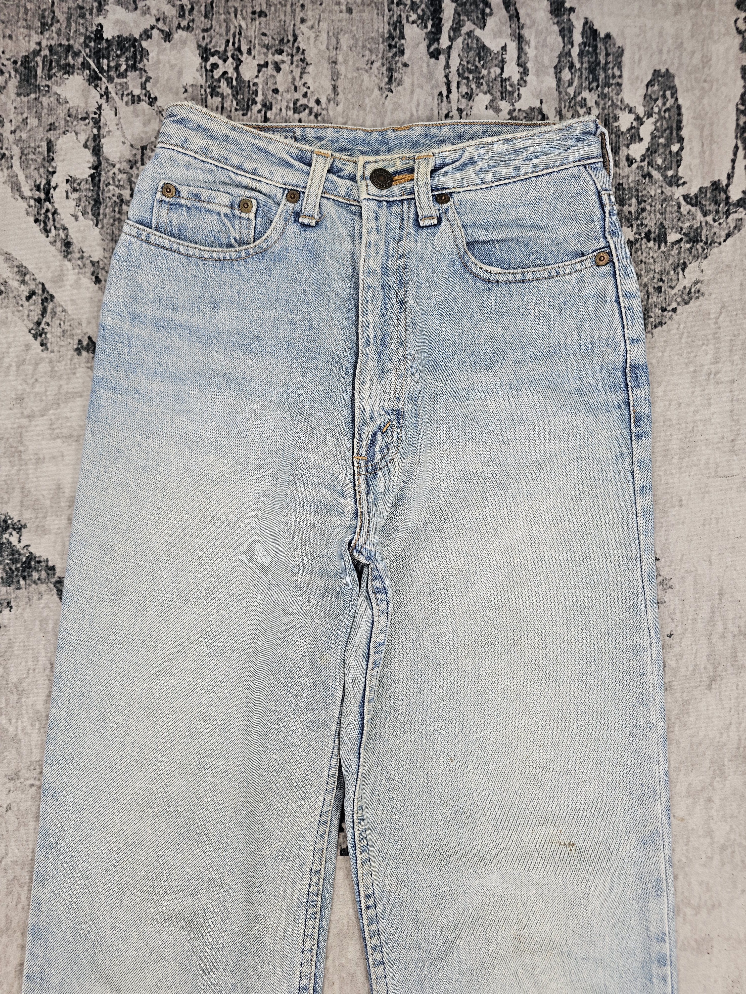 Levi's Vintage Clothing Vtg LEVIS W515 0227 Faded Light Blue High Rise Jeans L0559 Size US 26 / EU 42 - 7 Thumbnail