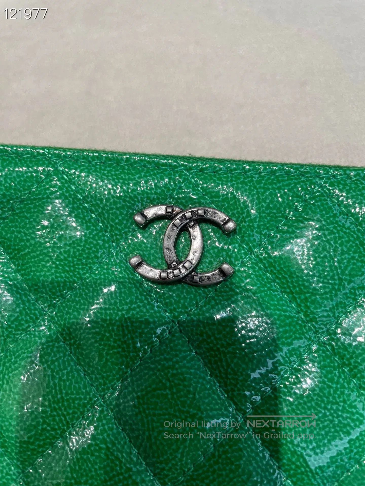 Chanel Chanel Bamboo Green Coin Purse. Size ONE SIZE - 5 Thumbnail