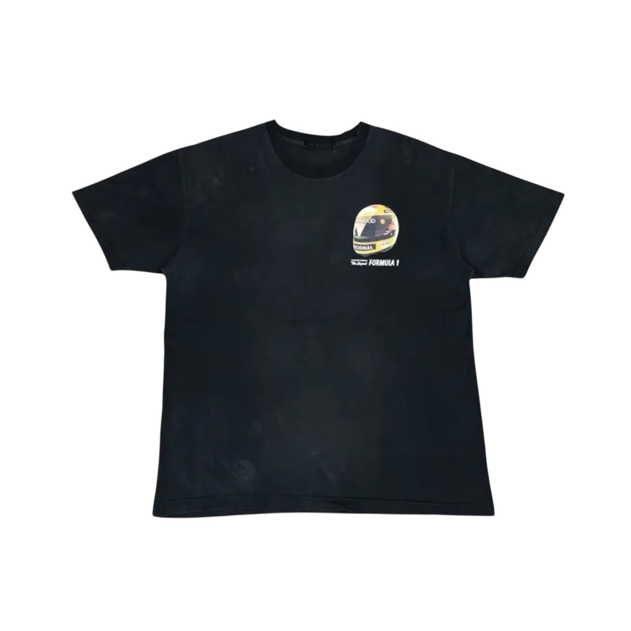 Vintage Vintage Ayrton Senna F1 Grand Prix The Legend T-Shirt Size US XL / EU 56 / 4 - 1 Thumbnail