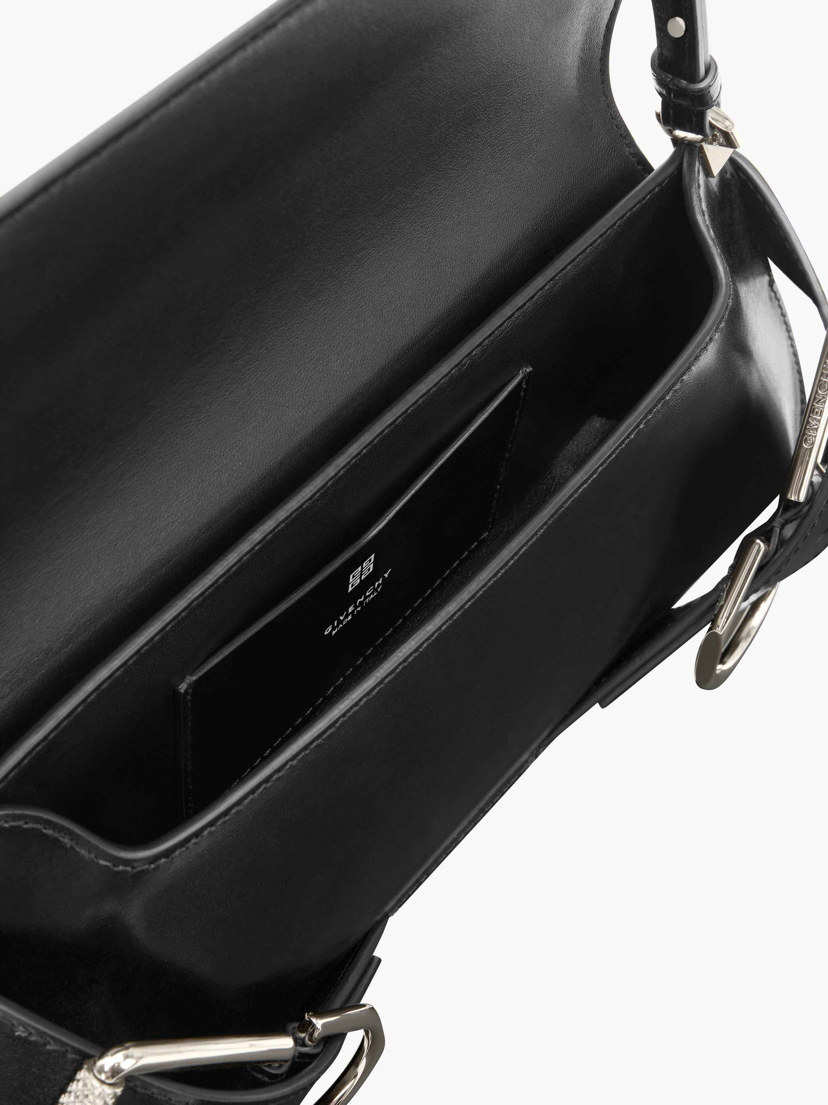 Givenchy o1w1db10825 Size: OS / Voyou Shoulder Flap Bag in Black Size ONE SIZE - 6 Thumbnail
