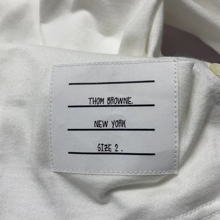 Thom Browne Thom Browne Pocket Short Sleeve T-shirt White -2507 Size US M / EU 48-50 / 2 - 3 Thumbnail