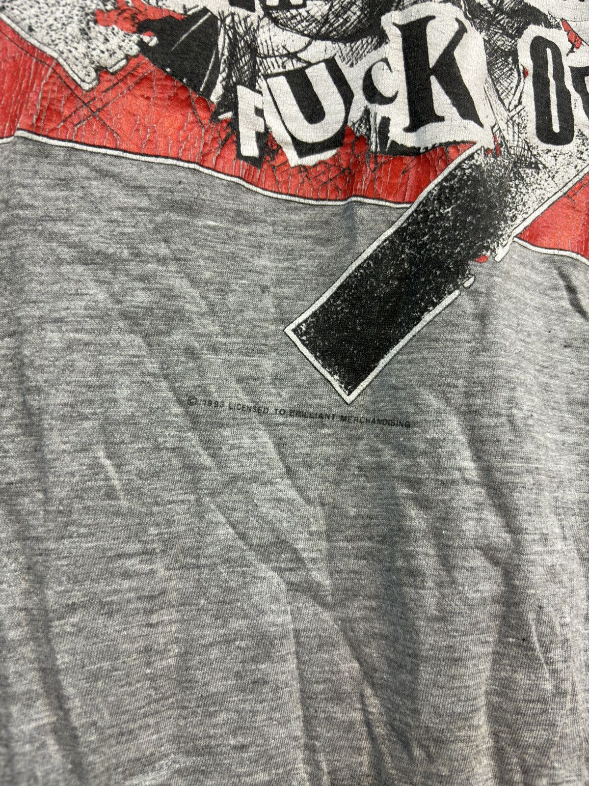 Band Tees × Vintage Vintage Napalm Death 1993 Nasi Punks Fuck Off Sleeveless tee Size US L / EU 52-54 / 3 - 5 Thumbnail