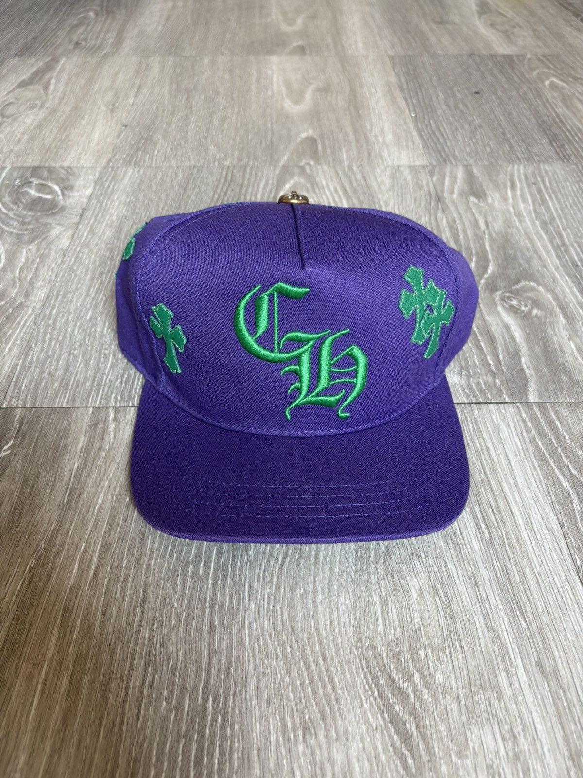 Chrome Hearts Chrome Hearts Purple Cross Patch Hat Size ONE SIZE - 2 Thumbnail