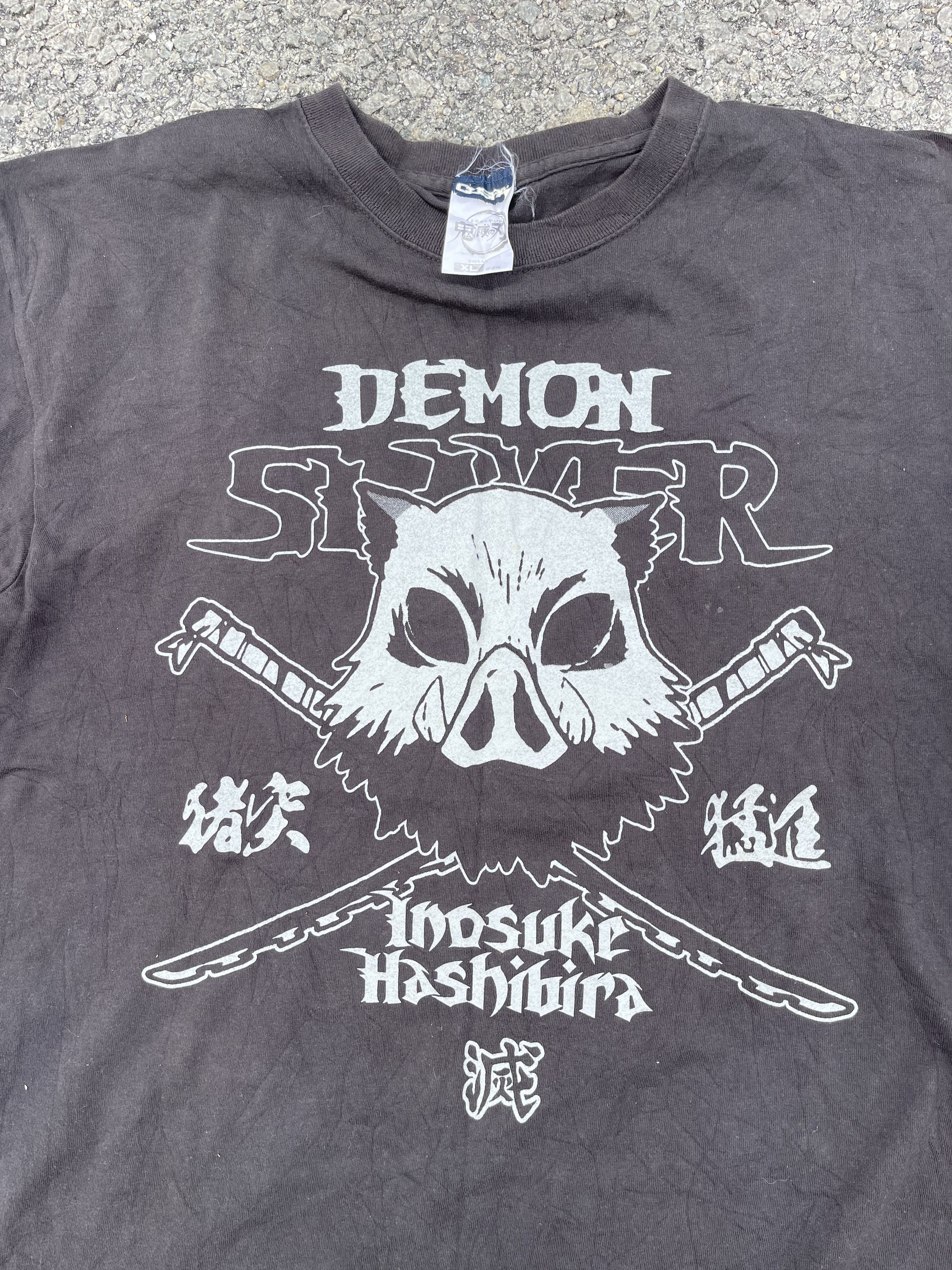 Anime Vintage y2k Demon Slayer x Cospa Black Tee Size US L / EU 52-54 / 3 - 4 Thumbnail