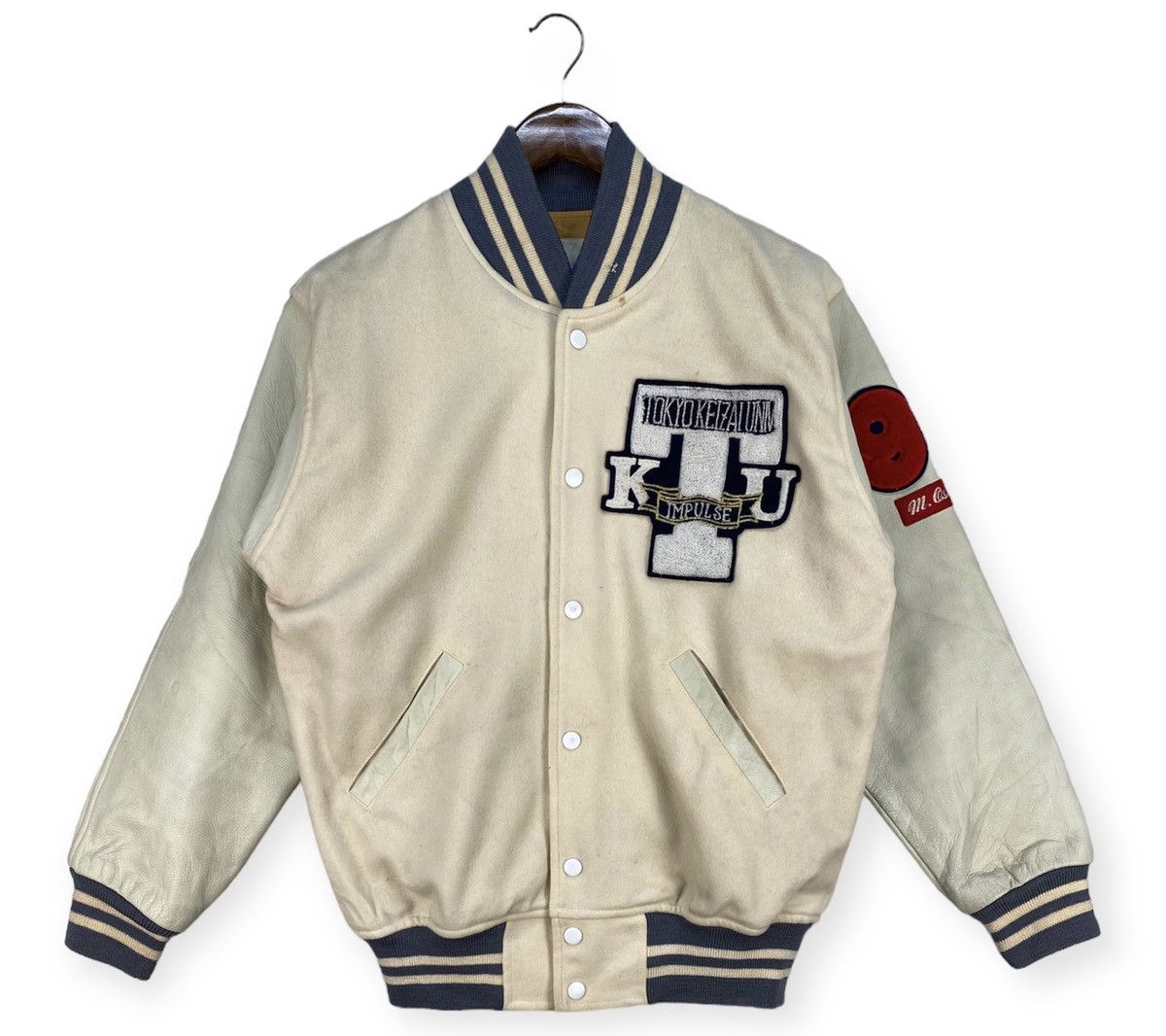 Impulse Vtg Impulse Tokyo Keizai Unm Varsity Jacket Size US L / EU 52-54 / 3 - 2 Thumbnail