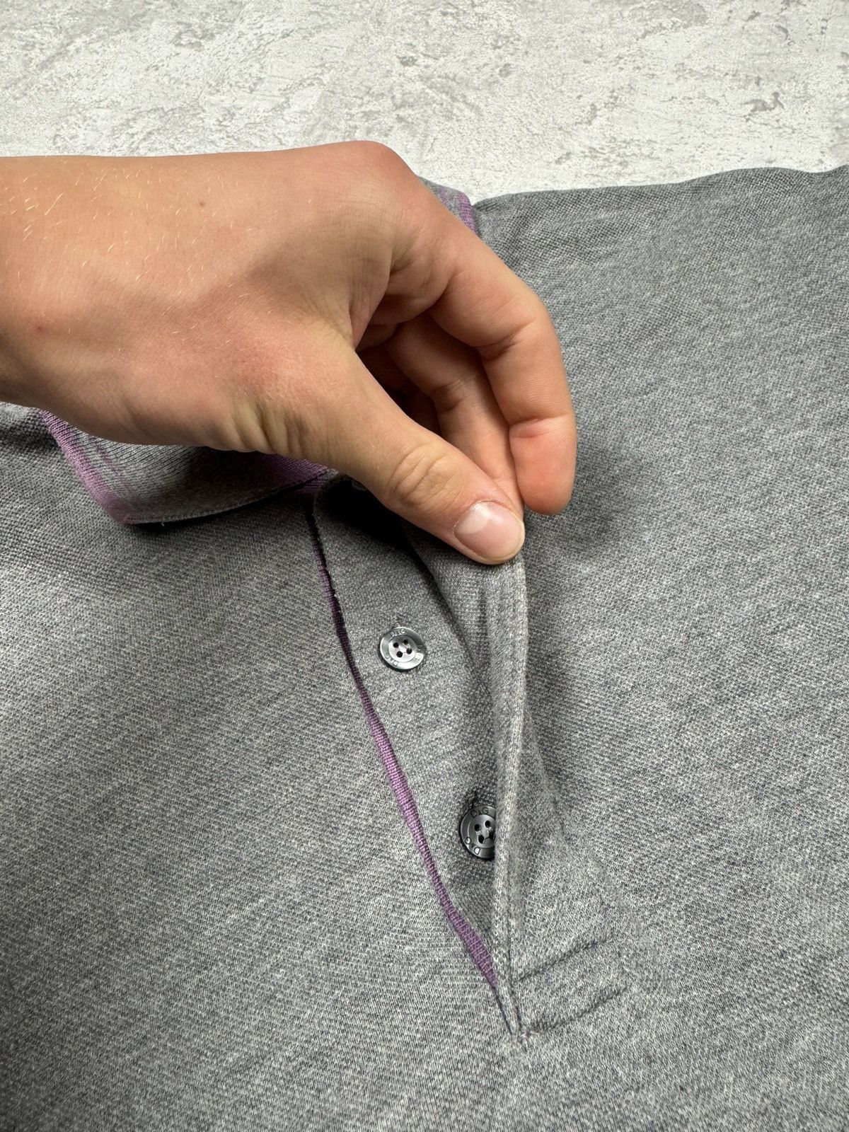 Dolce & Gabbana Dolce & Gabbana Gray Polo Shirt Size 50 Size US M / EU 48-50 / 2 - 8 Thumbnail