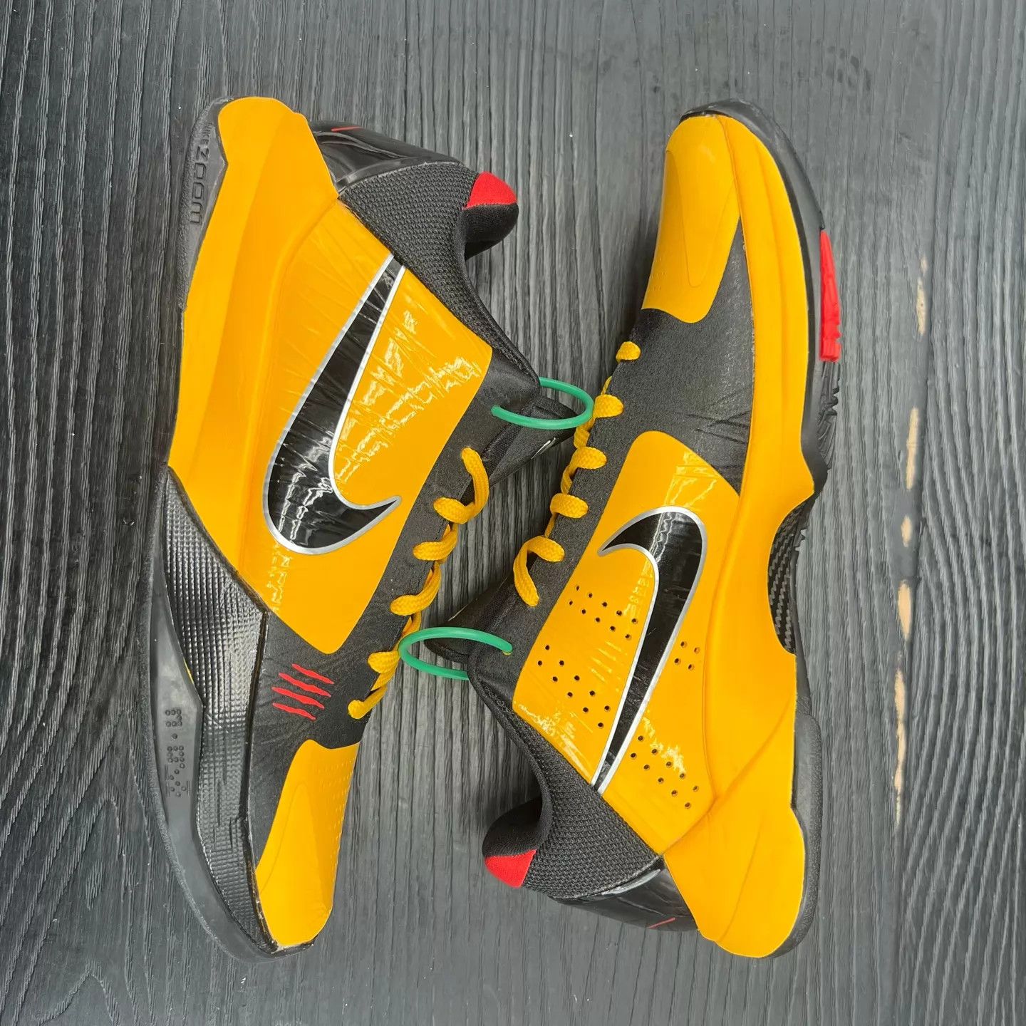 Nike Kobe 5 Bruce Lee Black/Yellow 42 Worn Once, 99 New Size US 8.5 / EU 41-42 - 5 Thumbnail