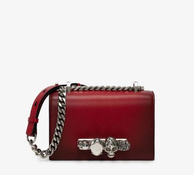 Alexander McQueen CC000025 Size: OS / Jewelled Satchel Mini Bag in Red Size ONE SIZE - 1 Preview