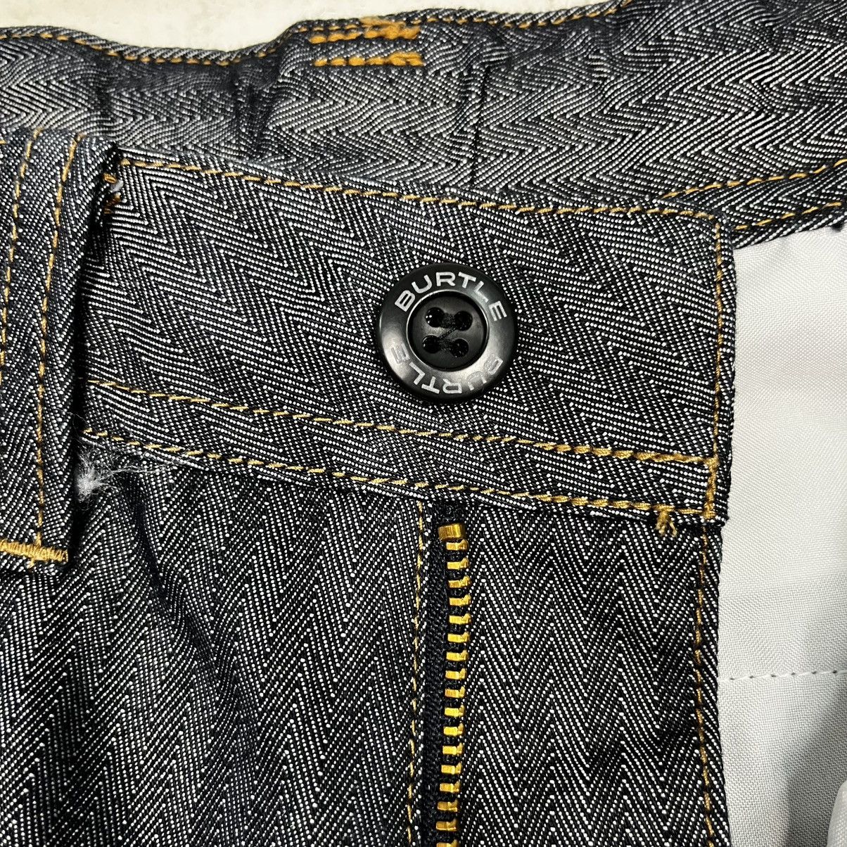 Japanese Brand Vintage Burtle Hickory Stripe Denim Jeans Size US 29 - 14 Thumbnail