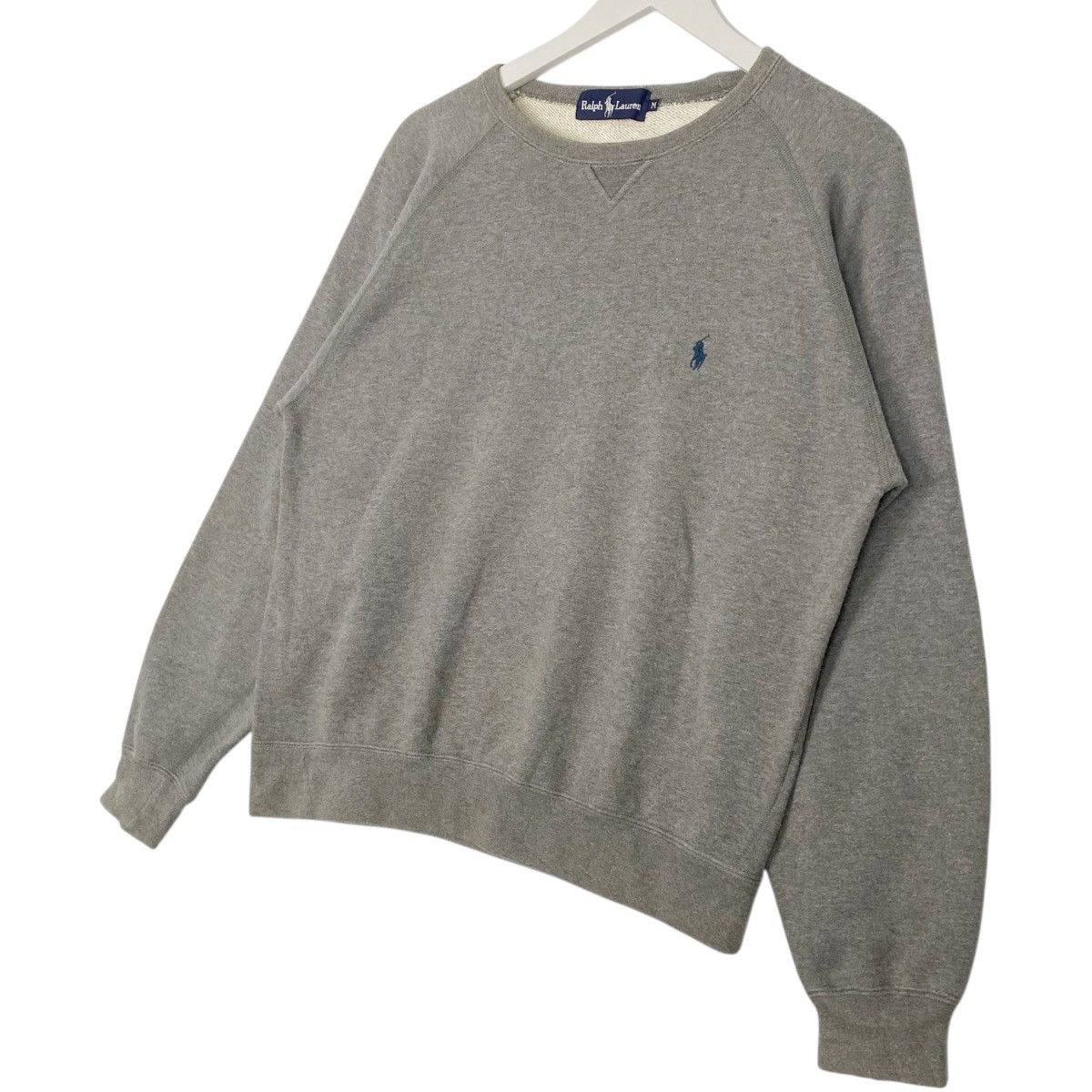 Other Vintage Polo Ralph Lauren Pony Sweatshirt Crewneck Gray Size US M / EU 48-50 / 2 - 2 Thumbnail