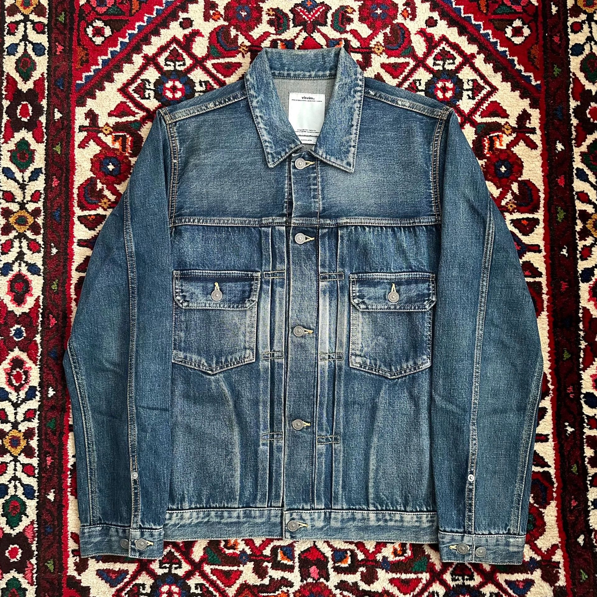 Visvim visvim 101 11aw snake skin ochre 3 denim jacket Size US L / EU 52-54 / 3 - 1 Thumbnail