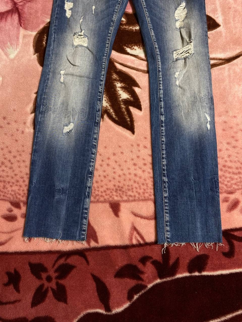 Philipp Plein Philipp Plein Rhinestone stonewashed straight-leg jeans Size US 28 / EU 44 - 15 Thumbnail