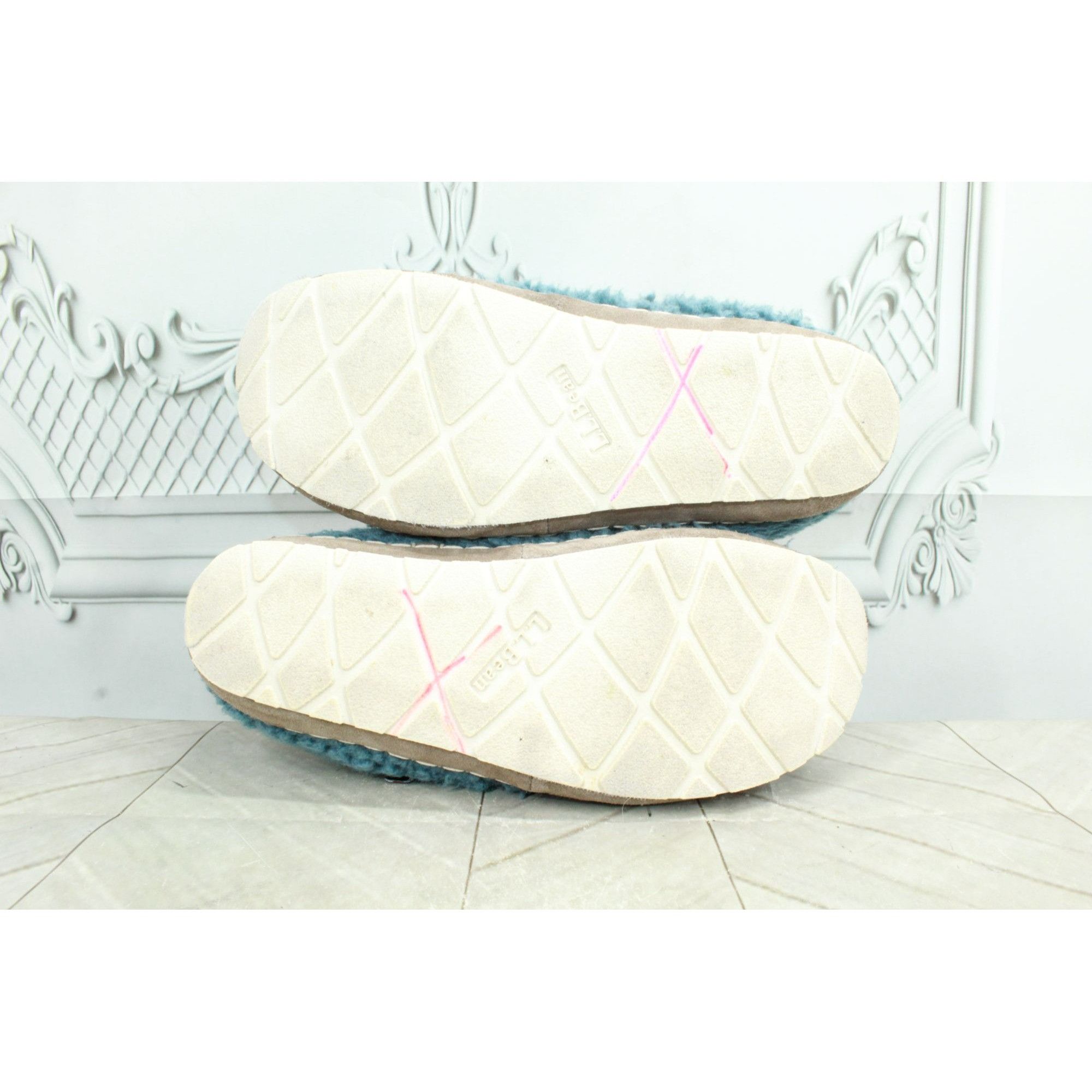L.L. Bean LL Bean Women's Aqua Knit Wicked Good Fleece Slippers Size US 8 / IT 38 - 9 Thumbnail