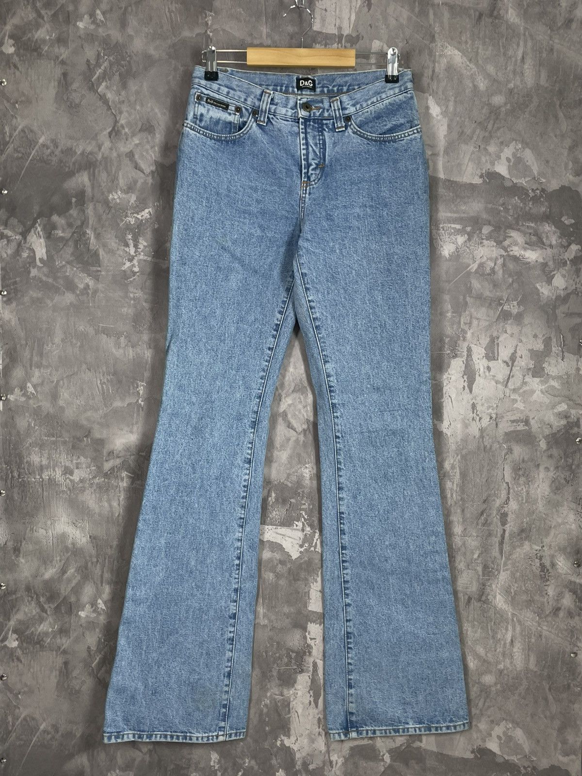 Dolce & Gabbana Vintage Dolce & Gabbana Flared Jeans Big Logo 90s Size 28" / US 6 / IT 42 - 1 Thumbnail
