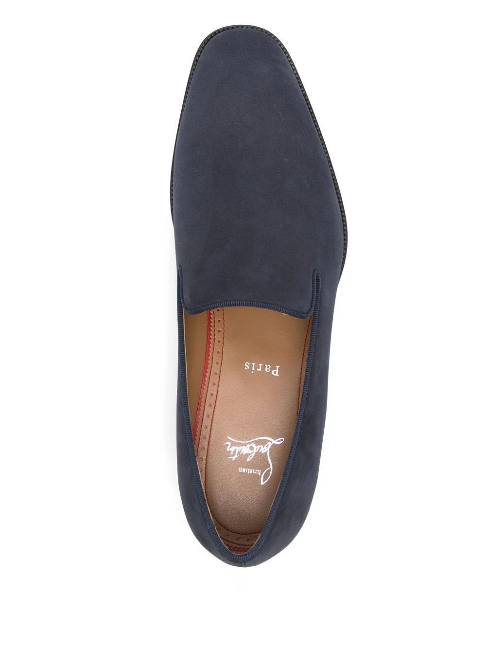 Christian Louboutin o1h1sh10226 Suede Loafers in Blue Size US 8 / EU 41 - 4 Thumbnail