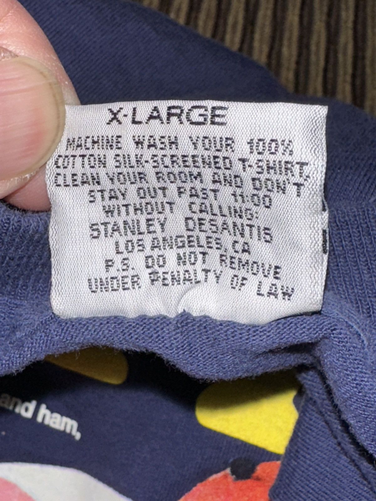 Hanes VTG Spam Shirt XL Stanley Desantis Made In USA Single Stitch Size US XL / EU 56 / 4 - 5 Thumbnail