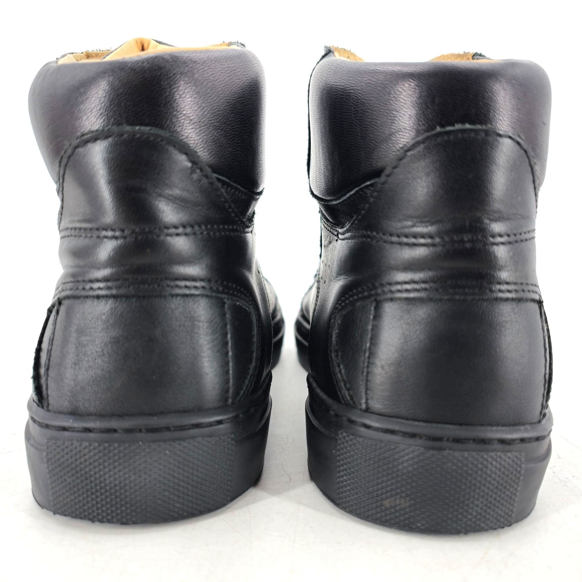 Maison Margiela MM6 Maison Margiela Black Nappa Calfskin High Top Sneakers 7 Size US 7 / EU 40 - 5 Thumbnail