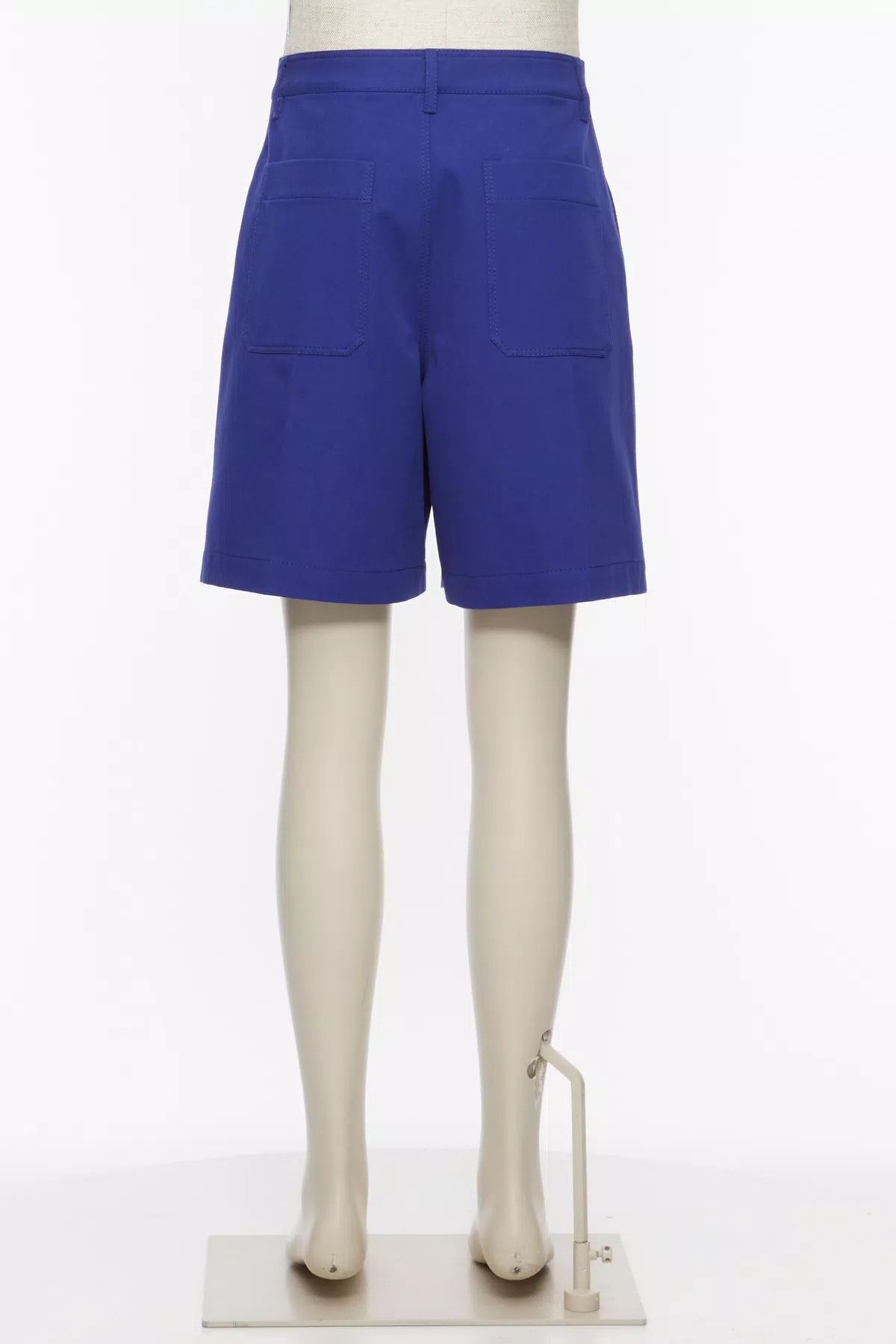 Valentino oc11z0725 Stretch Cotton Canvas Shorts in Cobalt Blue Size US 32 / EU 48 - 3 Thumbnail