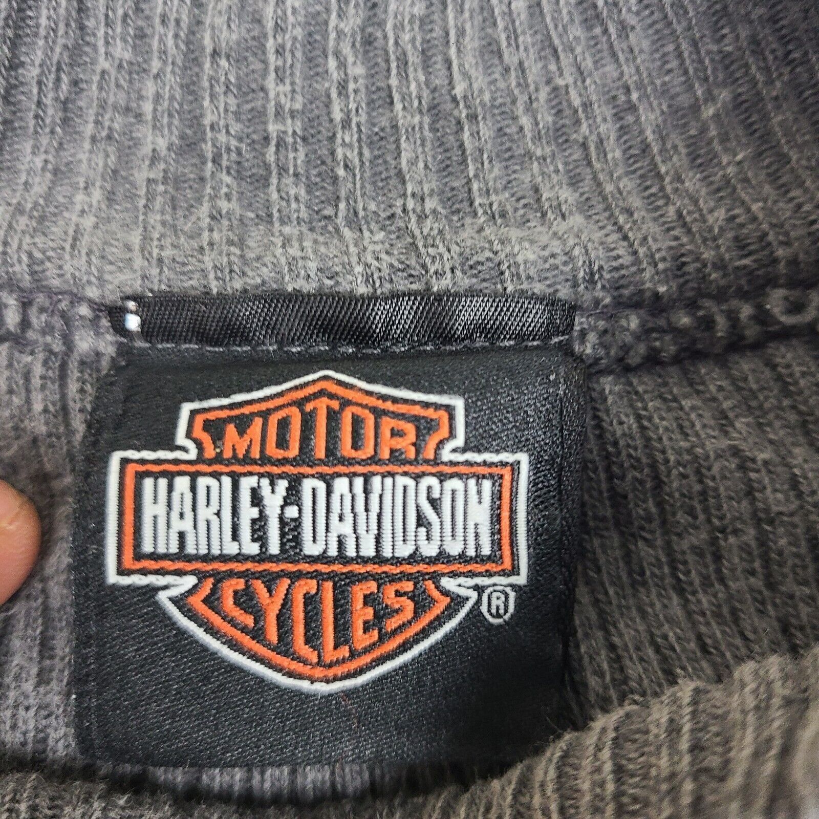 Harley Davidson Harley-Davidson Women Sweater Cotton Long Sleeves Gray Size Size M / US 6-8 / IT 42-44 - 3 Thumbnail