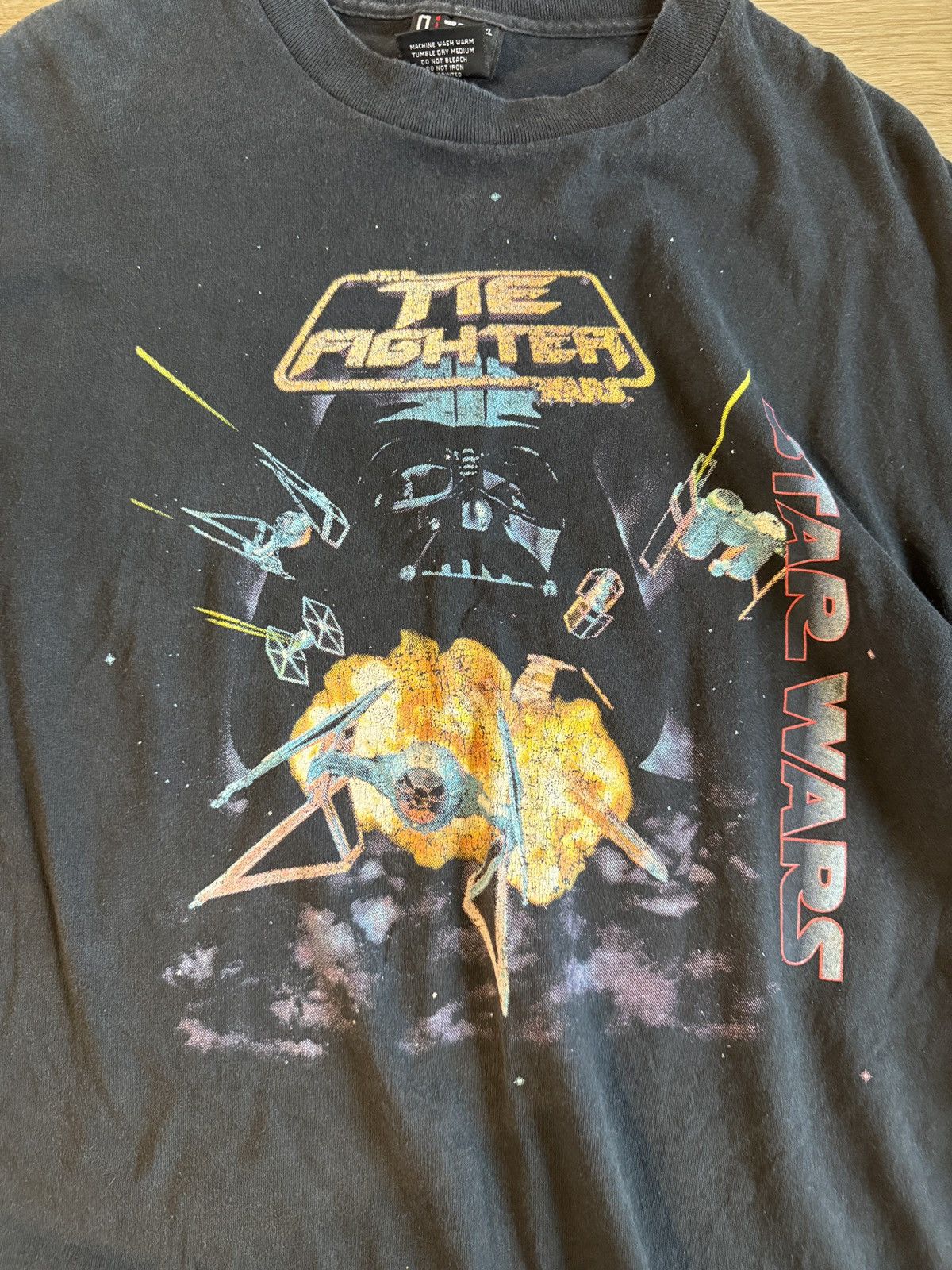 Star Wars Vintage Star Wars Tie Fighter Tee 90s Size US XL / EU 56 / 4 - 2 Thumbnail