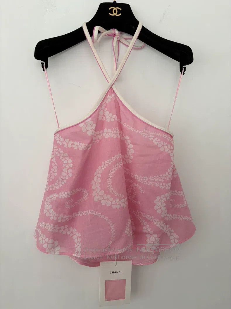 Chanel Chanel Pink strap-up vest Size XS / US 0-2 / IT 36-38 - 1 Thumbnail