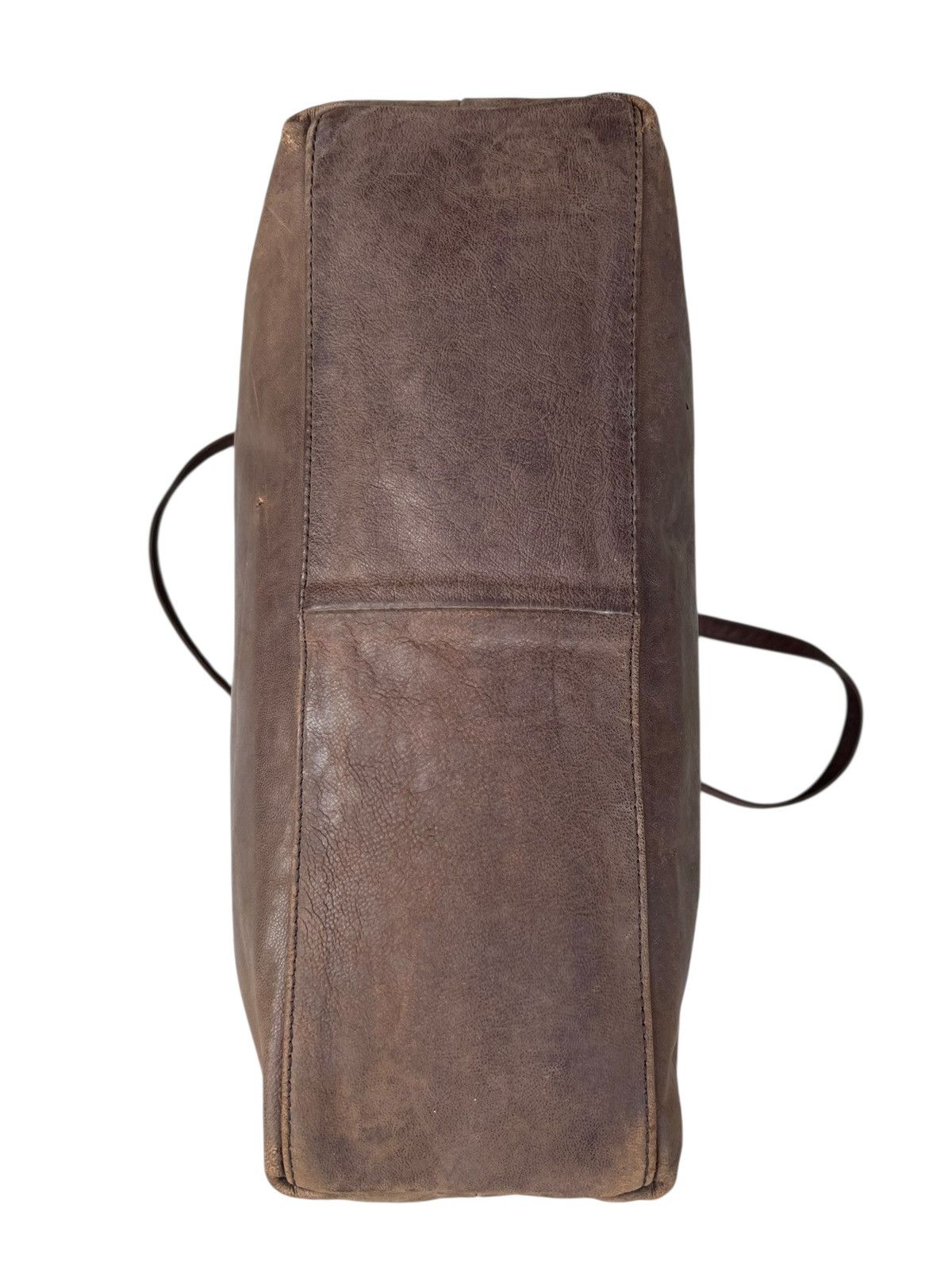 Leather Kissora Japan Faded Patina Leather Tote Bag Size ONE SIZE - 14 Thumbnail