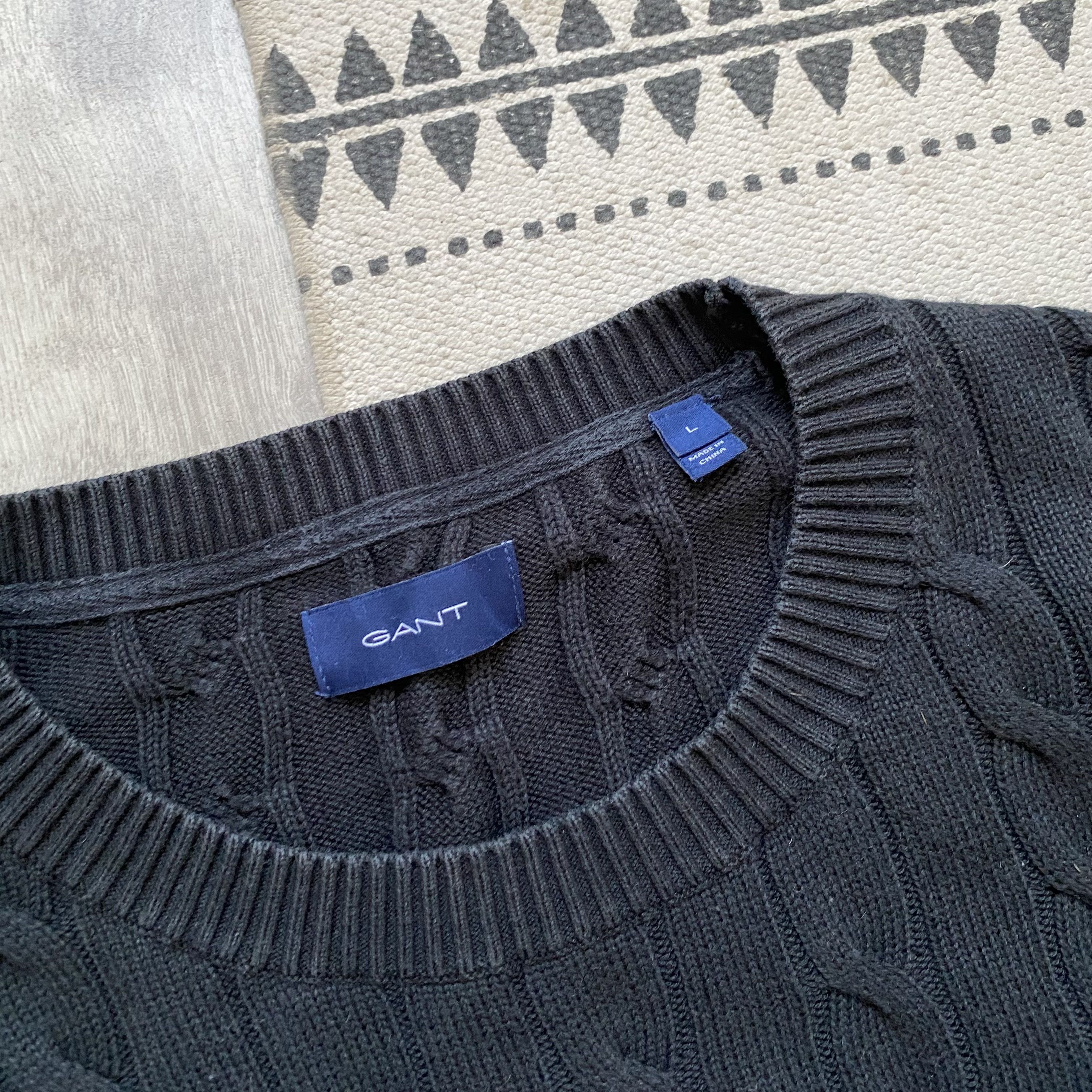 Gant Vintage Gant USA Cable knit sweater mini logo Knitwear Size US L / EU 52-54 / 3 - 4 Thumbnail