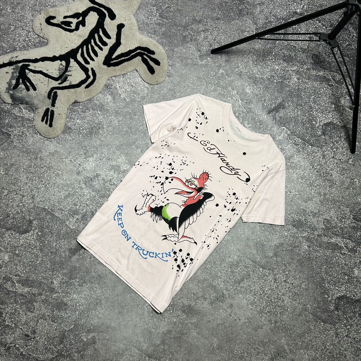 Ed Hardy Vintage Ed Hardy by Christian Audigier y2k big logo tee Size US M / EU 48-50 / 2 - 1 Thumbnail