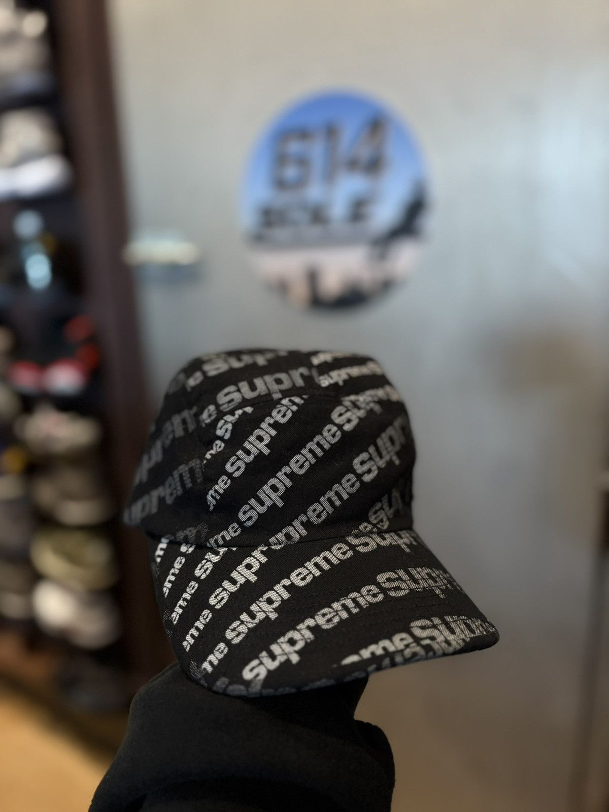 Supreme Supreme Multi Logo Hat Black Size ONE SIZE - 1 Thumbnail